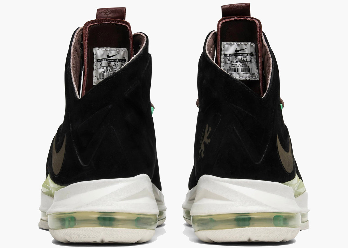 Nike Lebron 10 Ext Qs Black Suede 607078-001 Hype Clothinga