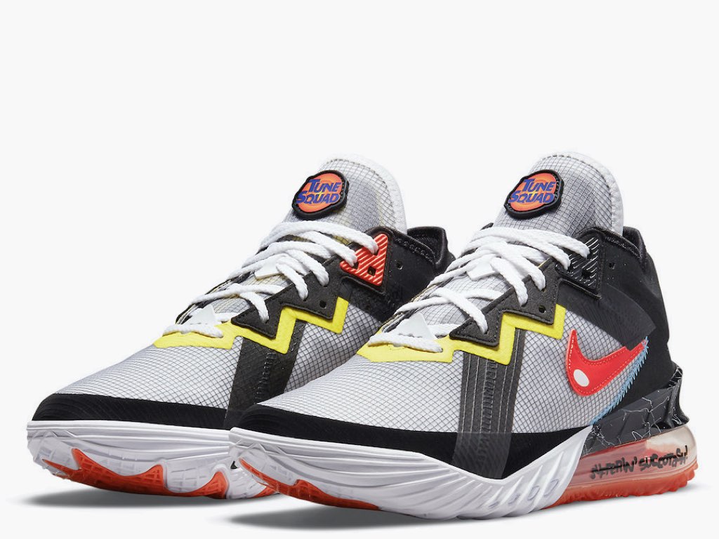 Nike Lebron 18 Low Sylvester vs Tweety Space Jam Hype Clothinga