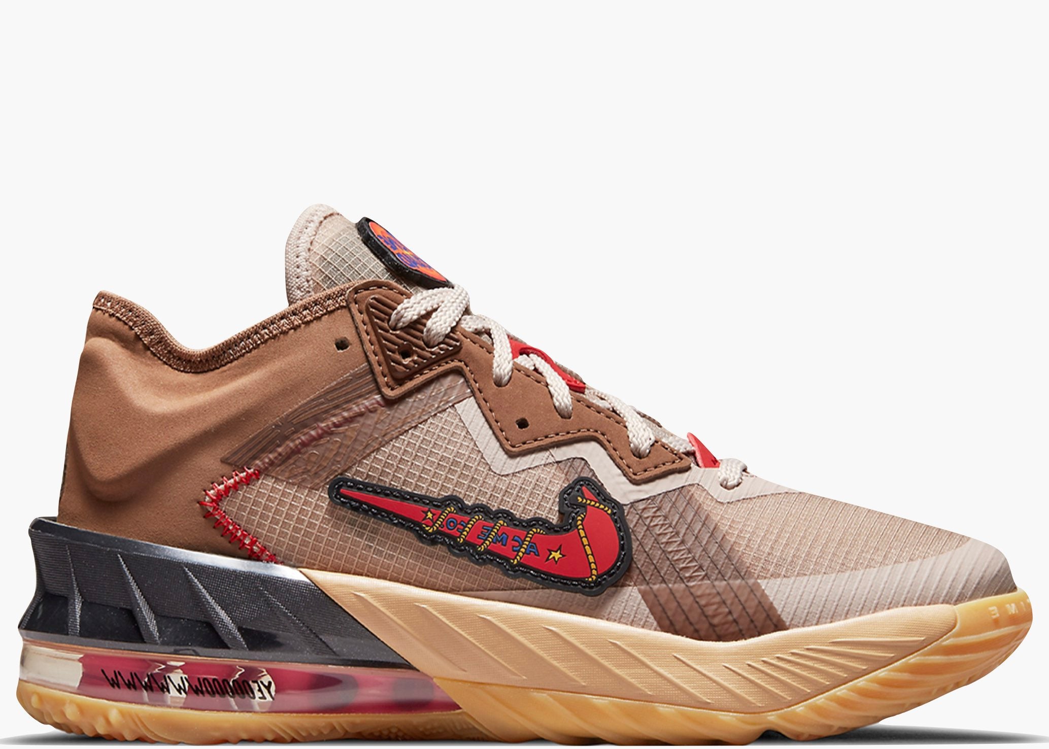 Nike Lebron 18 Low Wile E. vs Roadrunner Space Jam (GS)