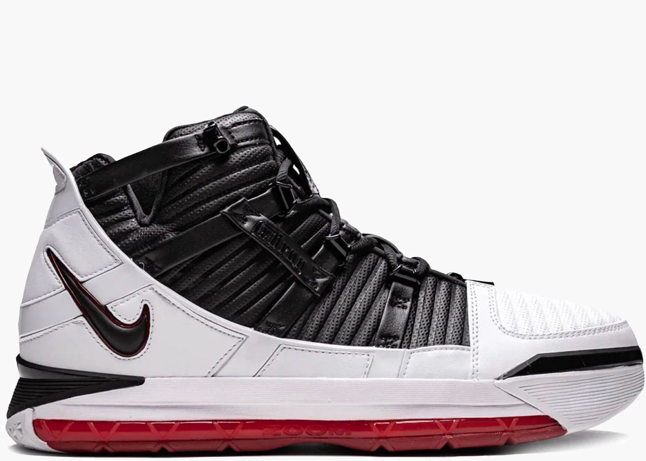 Nike Lebron Iii Zoom Qs Home Release 312147-101 Hype Clothinga