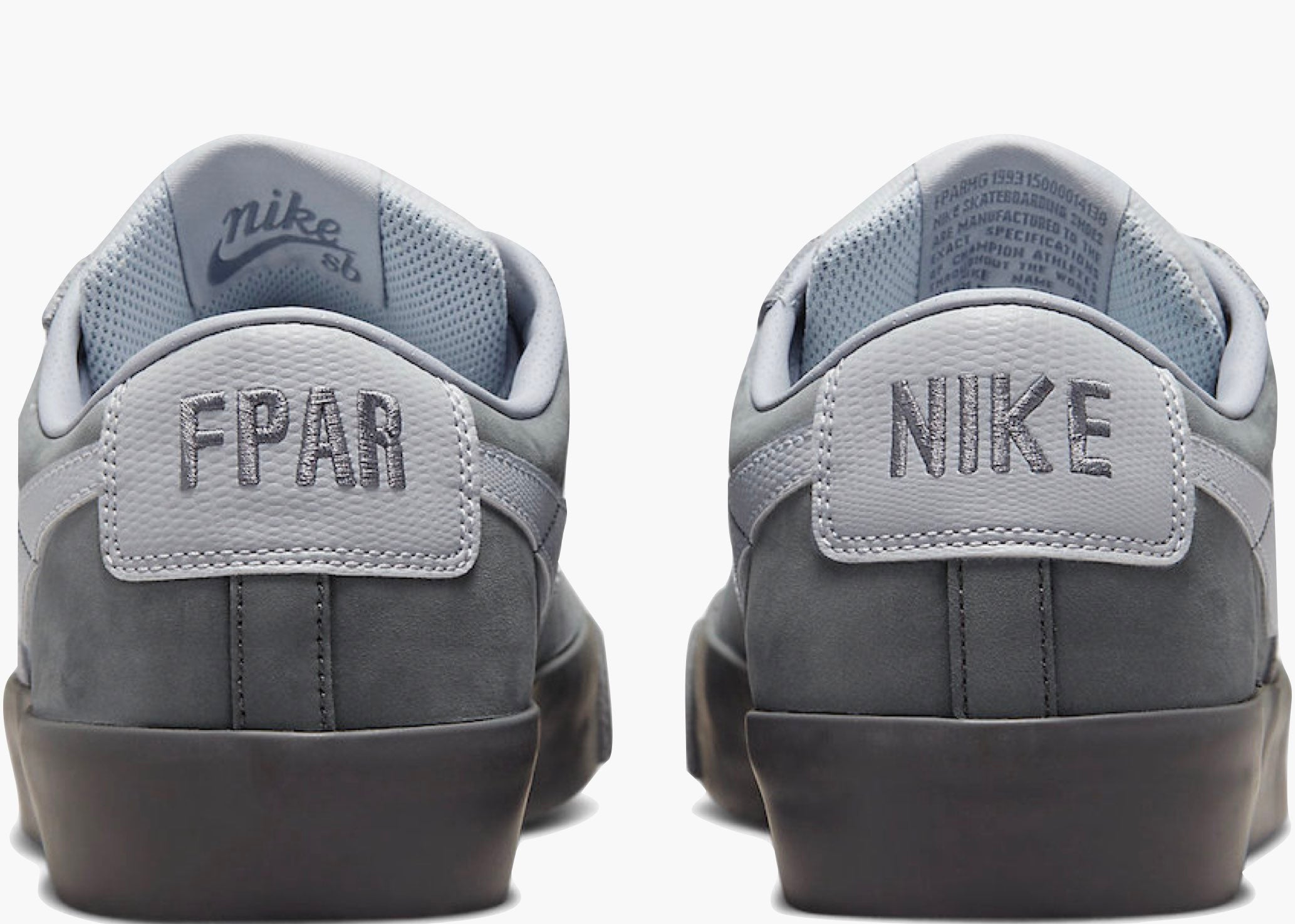 Nike SB Blazer Low FPAR Cool Grey Hype Clothinga Limited Edition