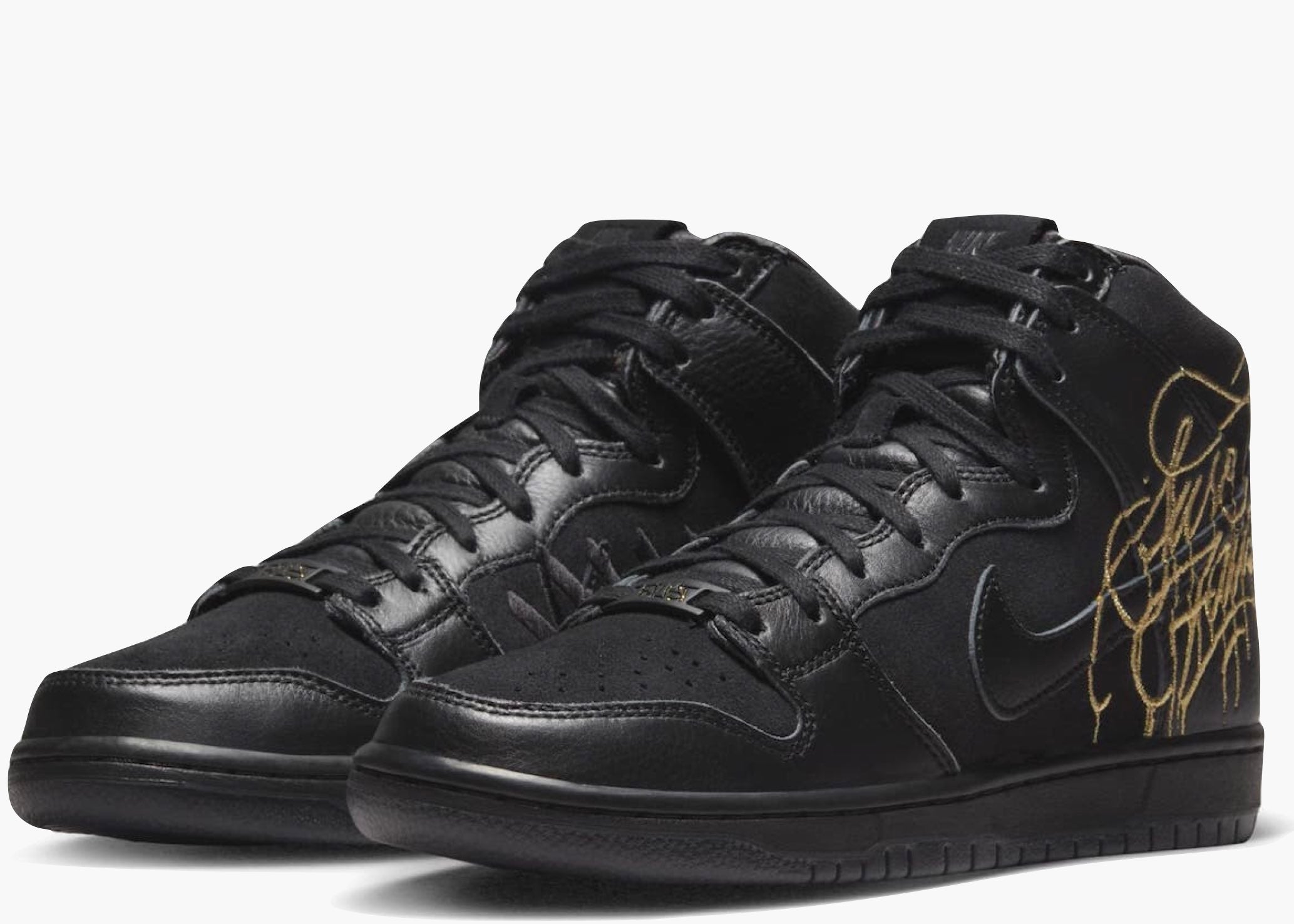 Nike SB Dunk High FAUST Black Gold Hype Clothinga Limited Edition