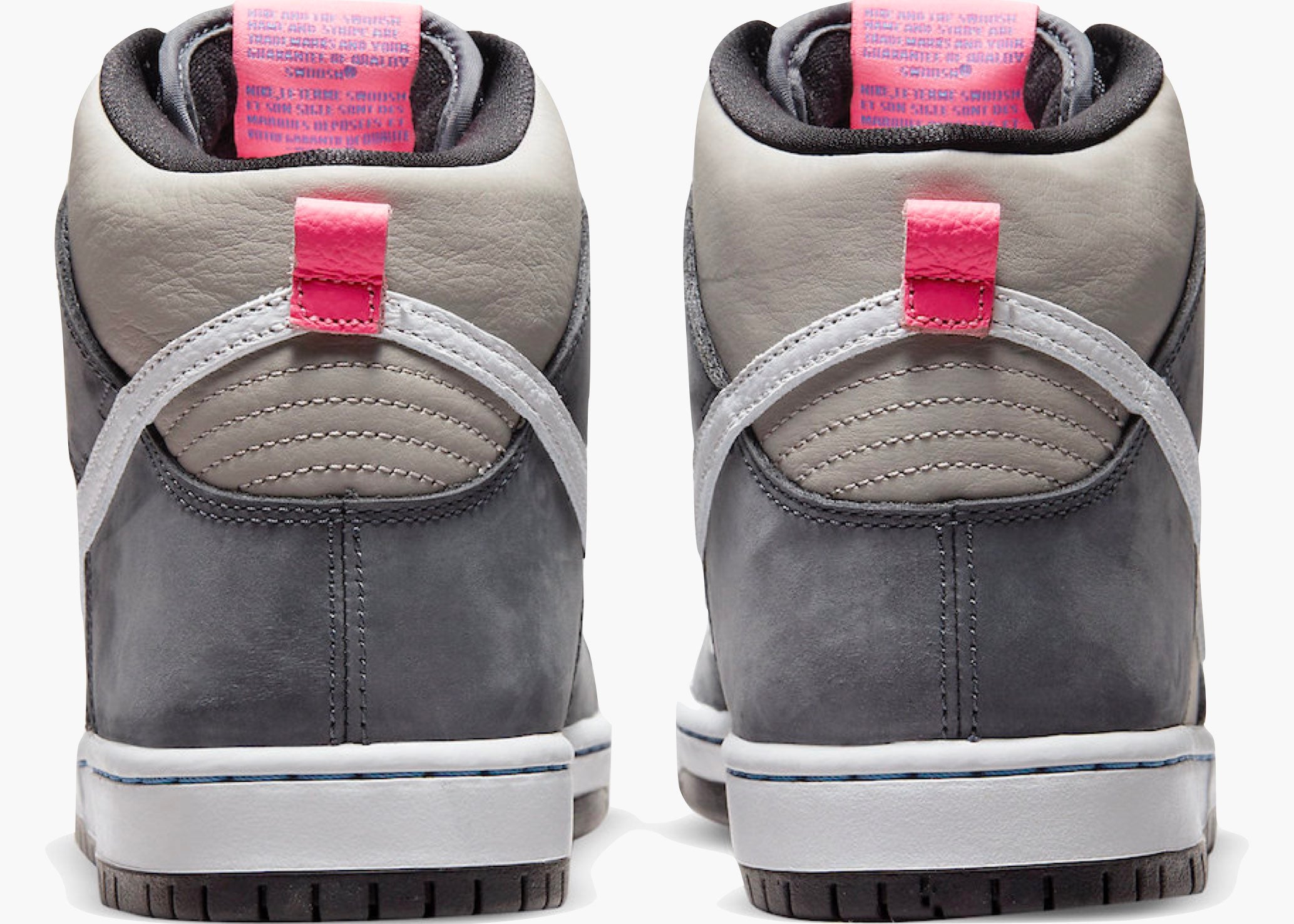 Nike SB Dunk High Medium Grey Pink Hype Clothinga Limited Edition