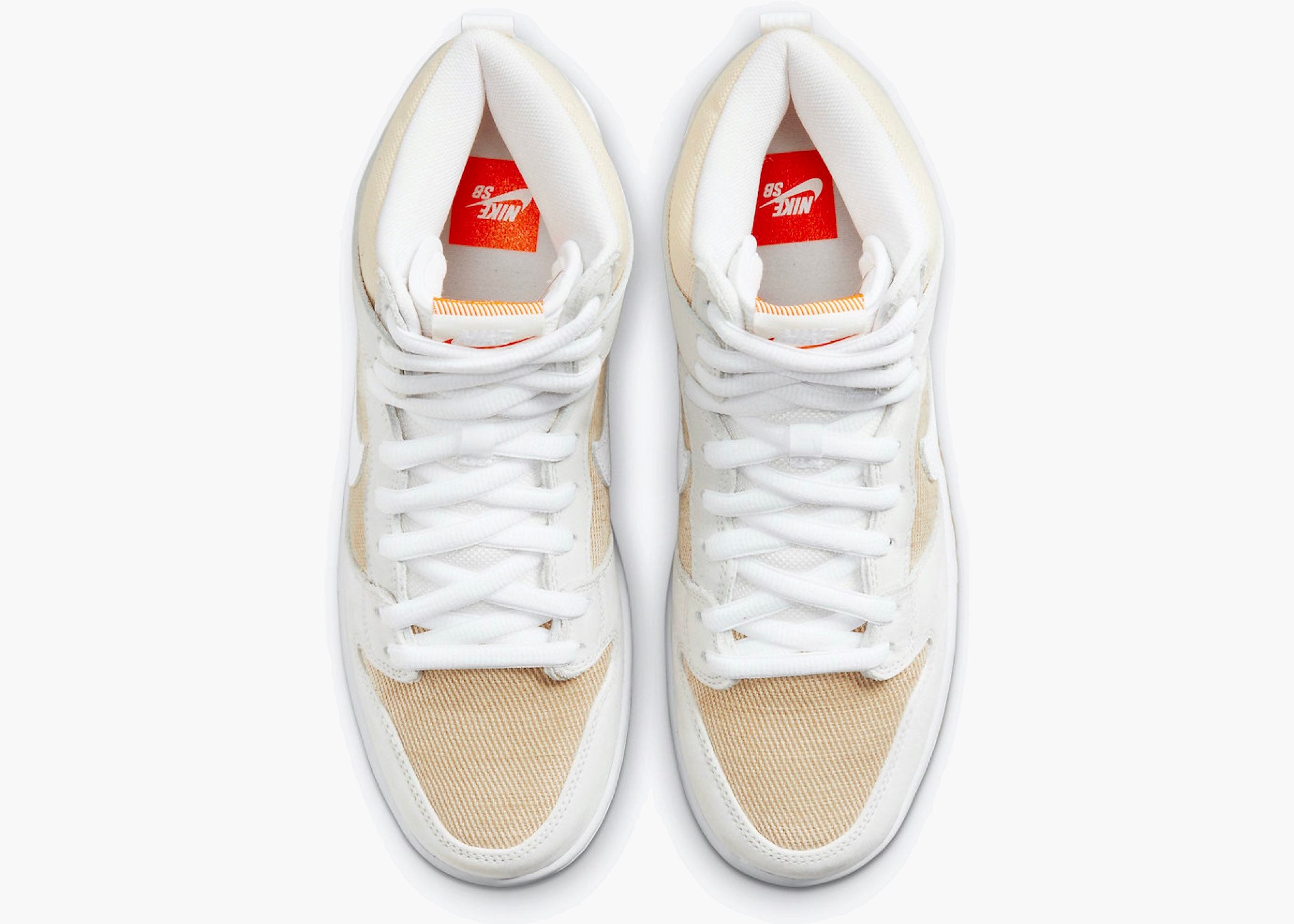 Nike SB Dunk High Pro ISO Orange Label Unbleached Natural Hype Clothinga Limited Edition