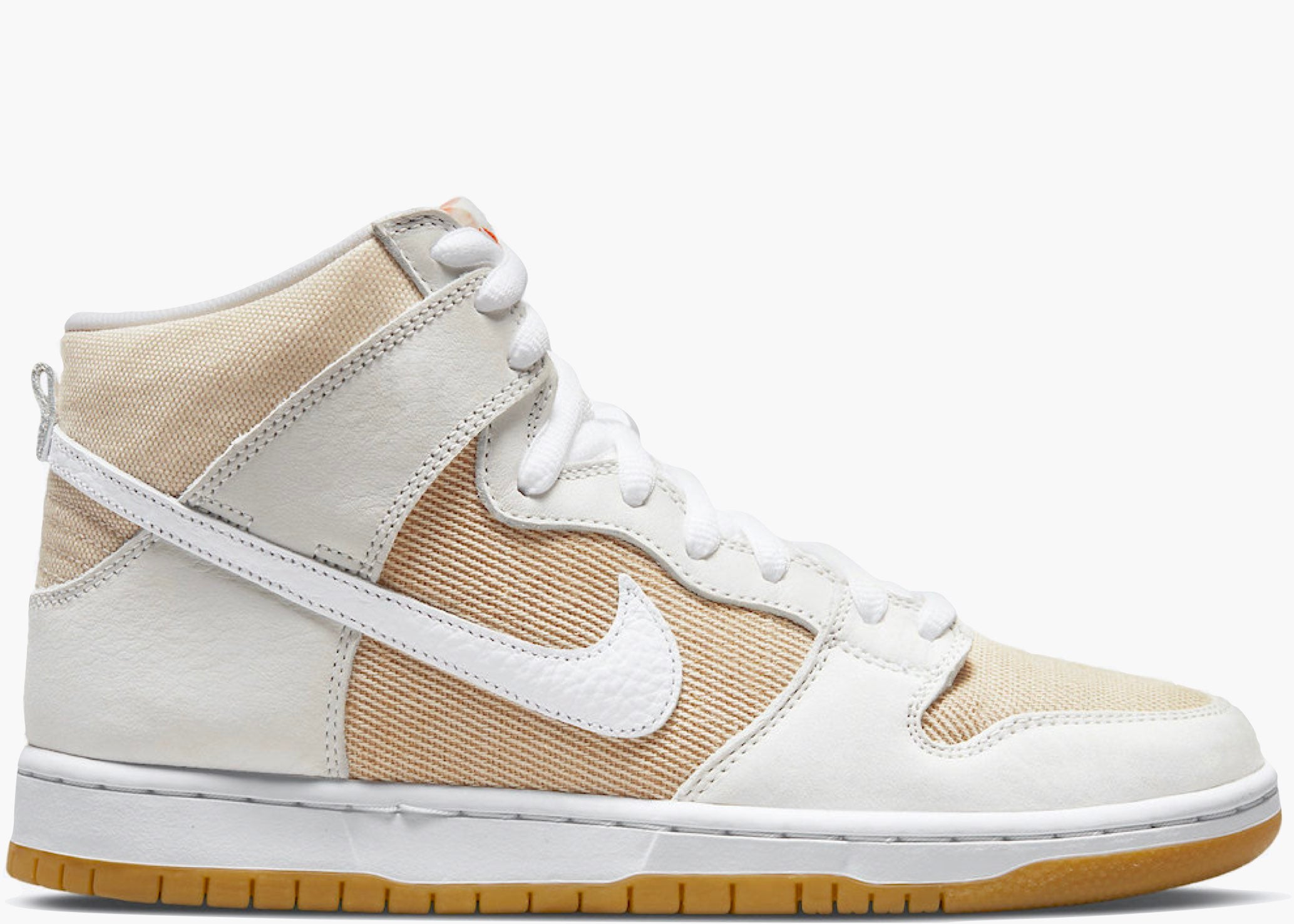 Nike SB Dunk High Pro ISO Orange Label Unbleached Natural Hype Clothinga Limited Edition