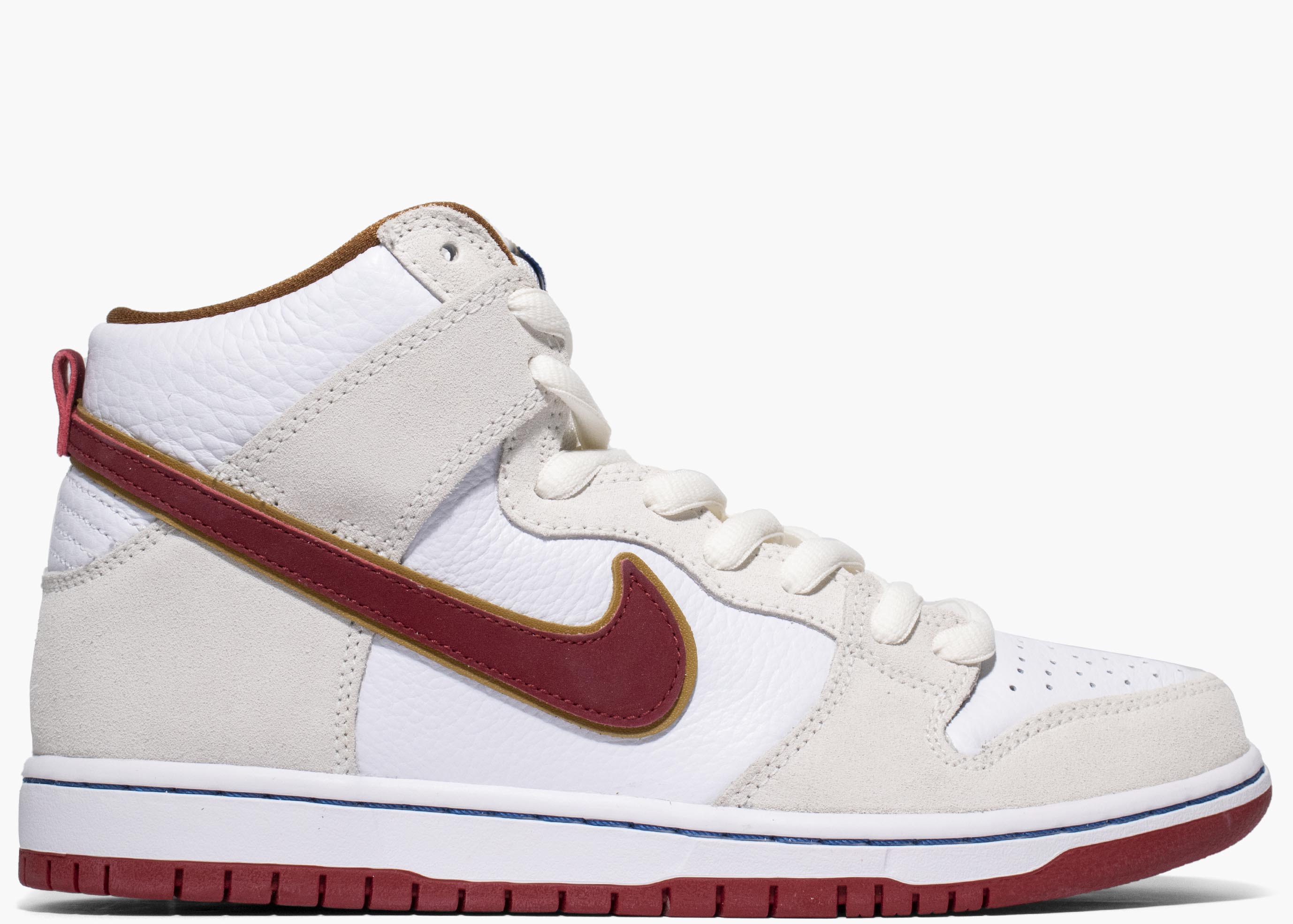Nike SB Dunk High Sail Bright Crimson hype clothinga limited edition