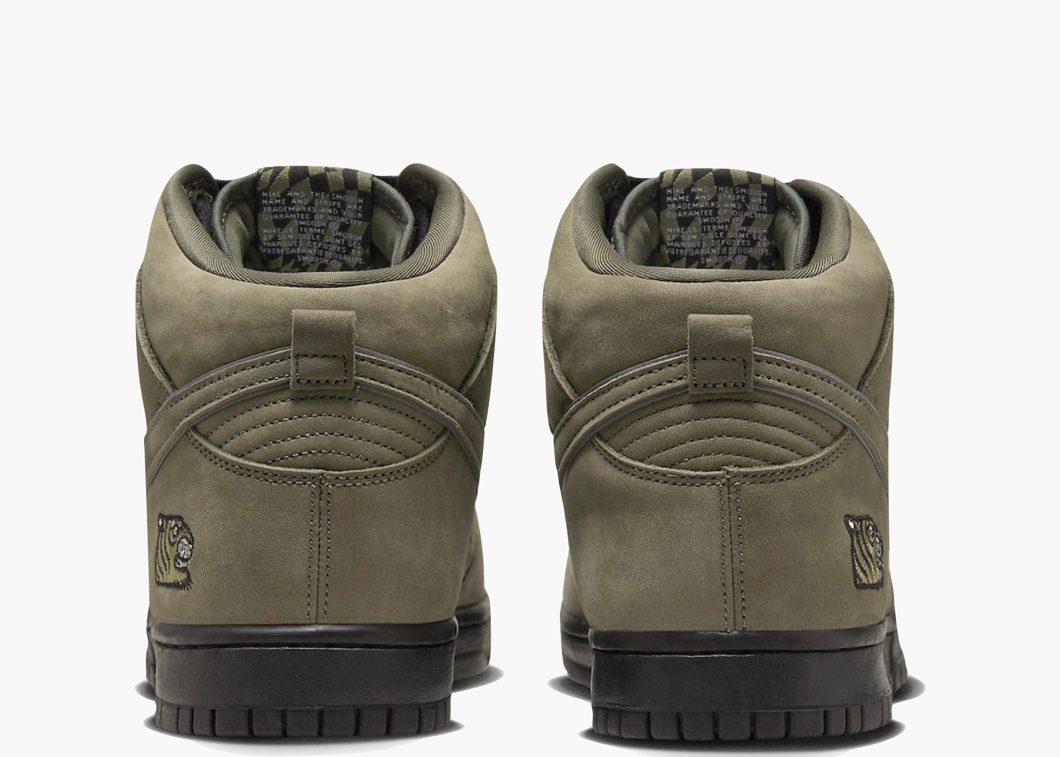 Nike SB Dunk High Soulgoods Olive Hype Clothinga Limited Edition