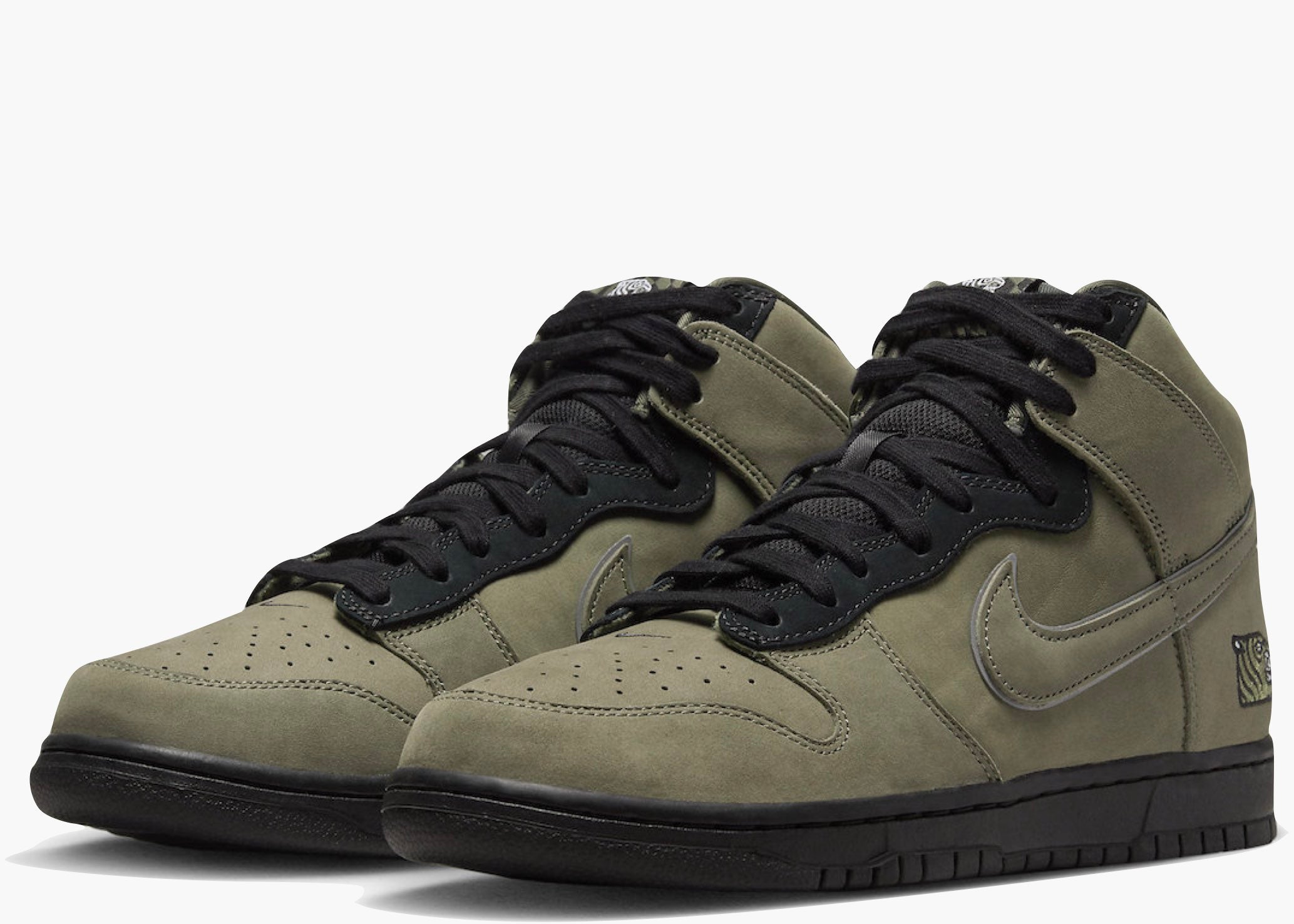 Nike SB Dunk High Soulgoods Olive Hype Clothinga Limited Edition