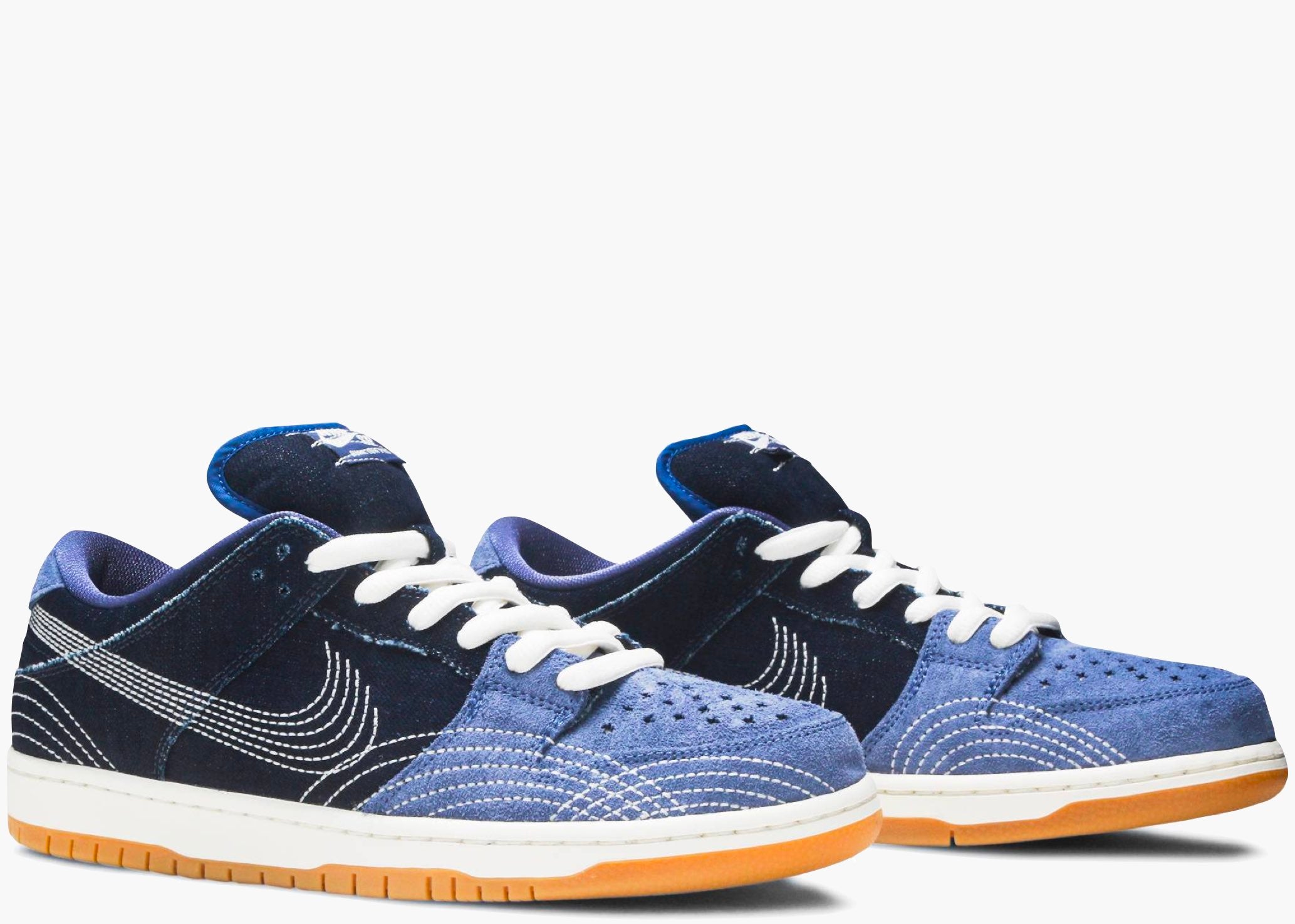Nike SB Dunk Low Denim Gum Sashiko CV0316-400 Hype Clothinga