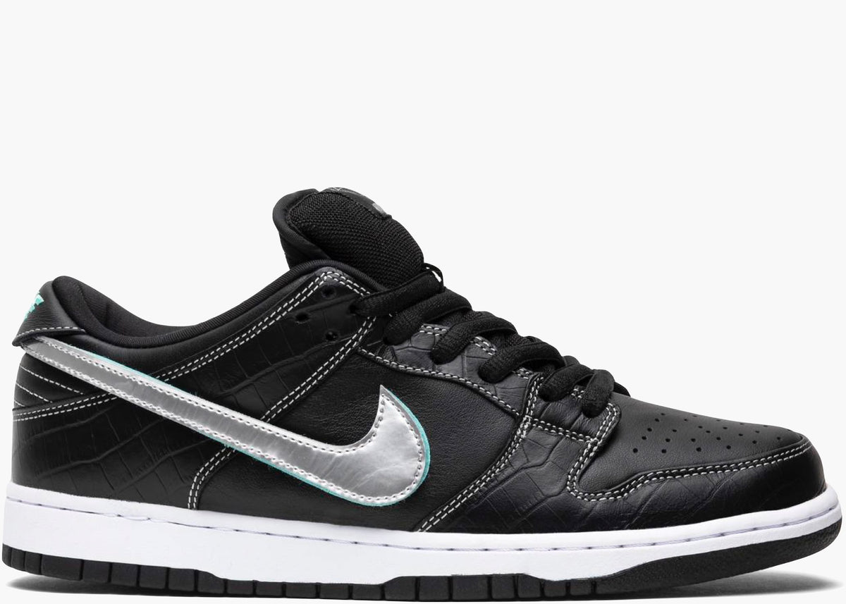 Nike SB Dunk Low Diamond Supply Co Black Diamond BV1310-001 Hype Clothinga