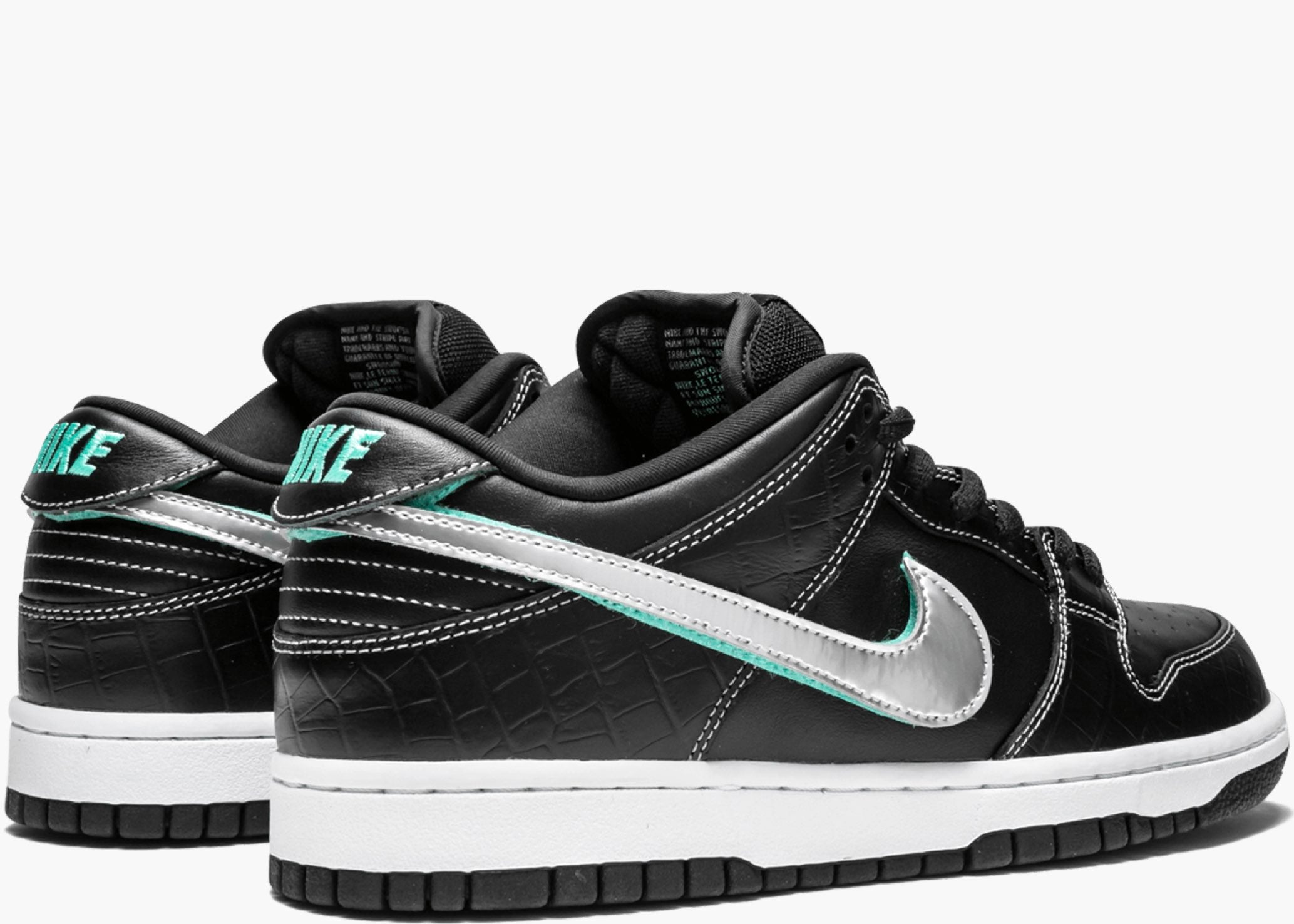 Nike SB Dunk Low Diamond Supply Co Black Diamond BV1310-001 Hype Clothinga