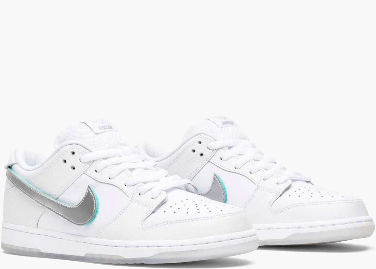 Nike SB Dunk Low Diamond Supply Co White Diamond BV1310-100 Hype Clothinga