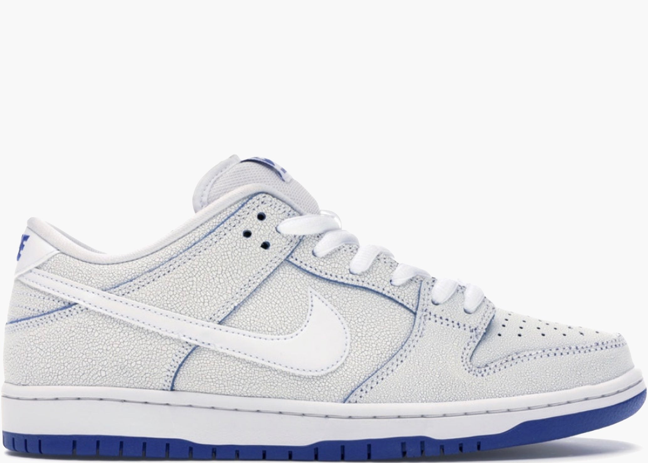 Nike SB Dunk Low Premium White Game Royal CJ6884-100 Hype Clothinga