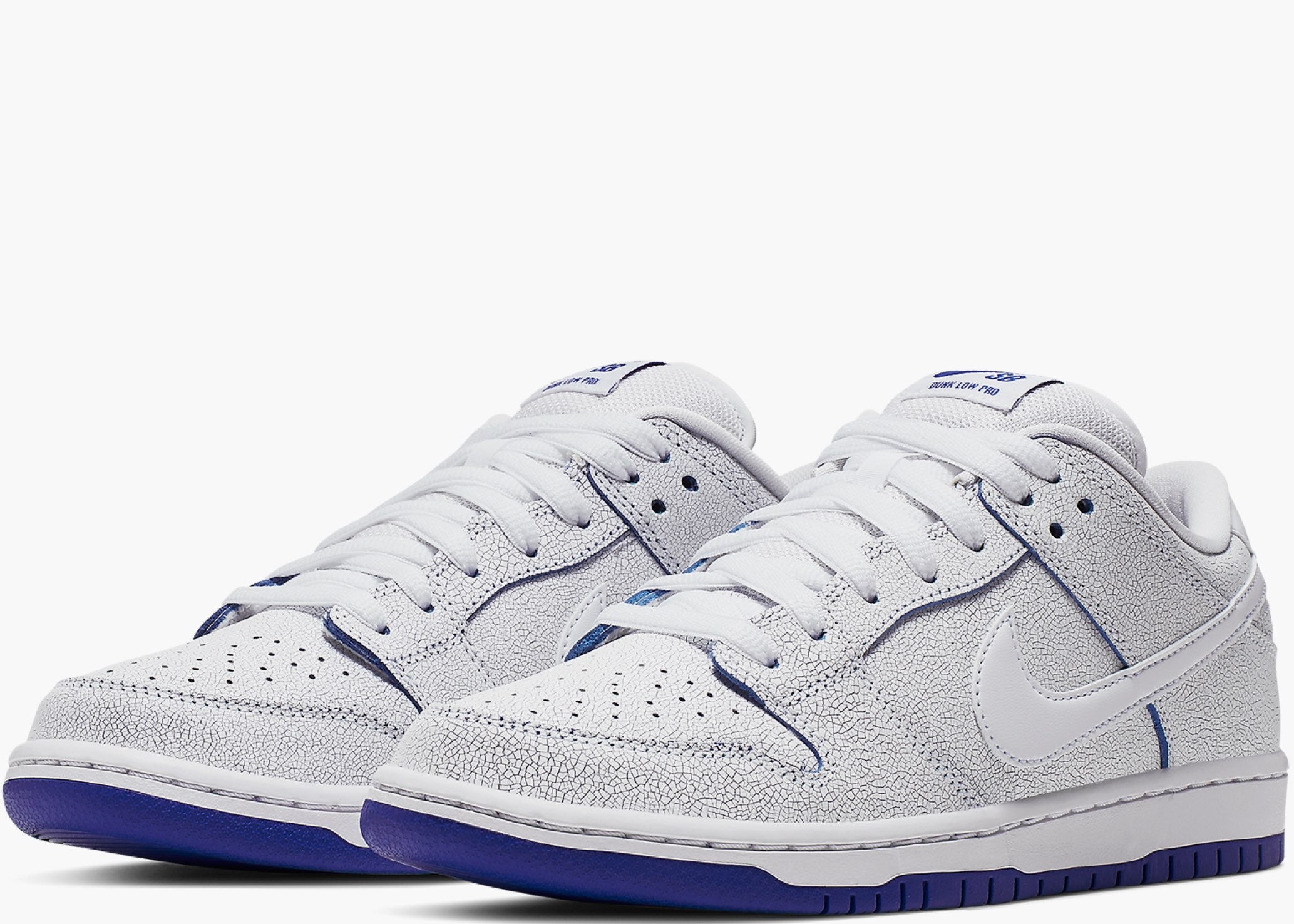 Nike SB Dunk Low Premium White Game Royal CJ6884-100 Hype Clothinga