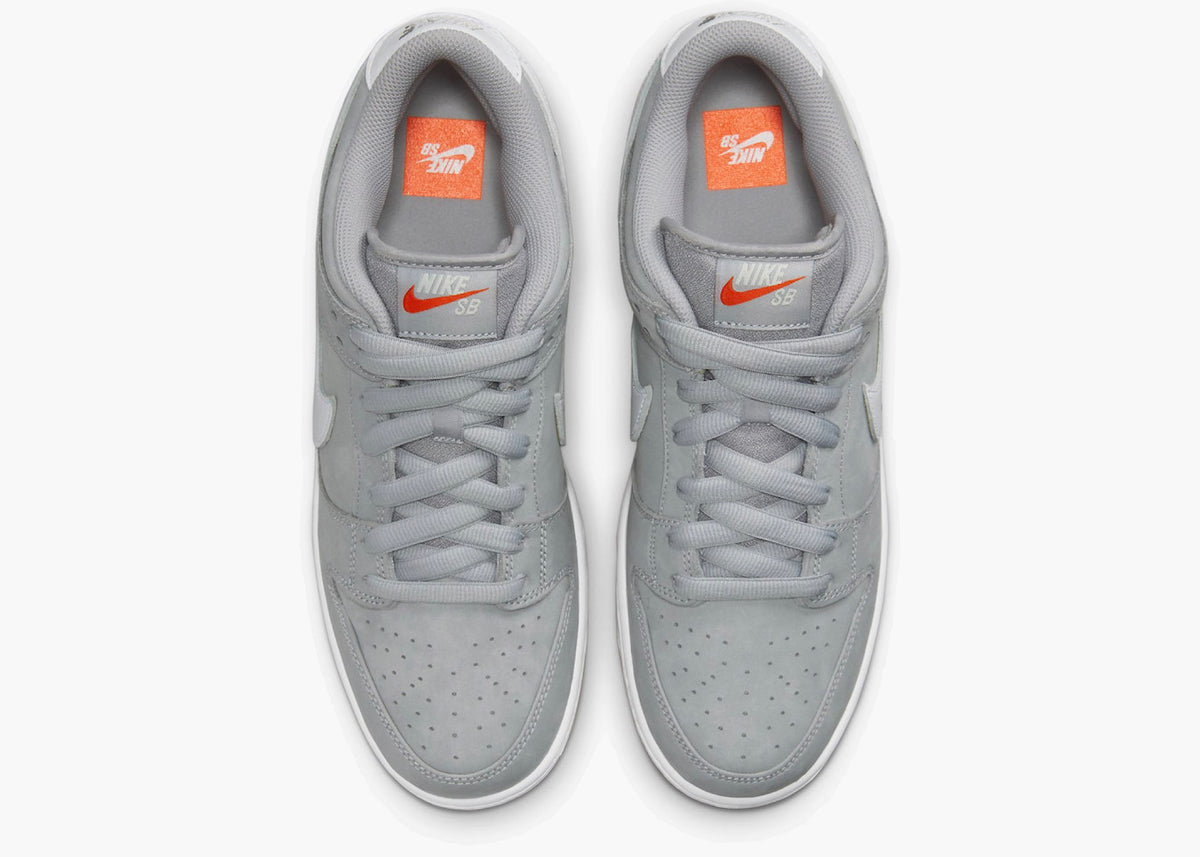 Nike SB Dunk Low Pro ISO Orange Label Grey Gum Hype Clothinga Limited Edition
