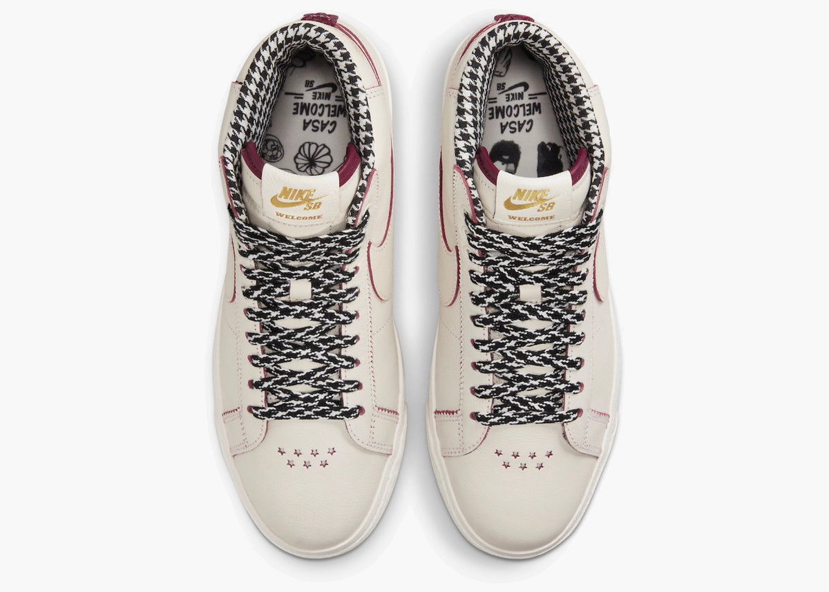 Nike SB Zoom Blazer Mid QS Welcome Skateboarding FQ0795-100 Hype Clothinga Limited Edition