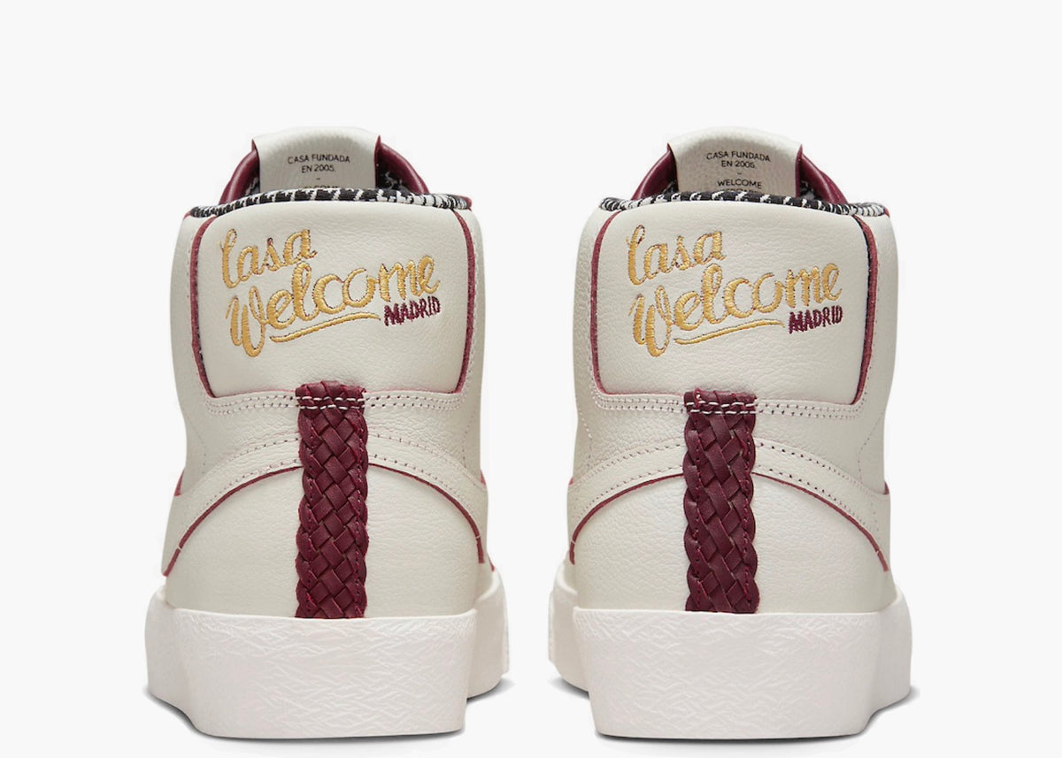 Nike SB Zoom Blazer Mid QS Welcome Skateboarding FQ0795-100 Hype Clothinga Limited Edition