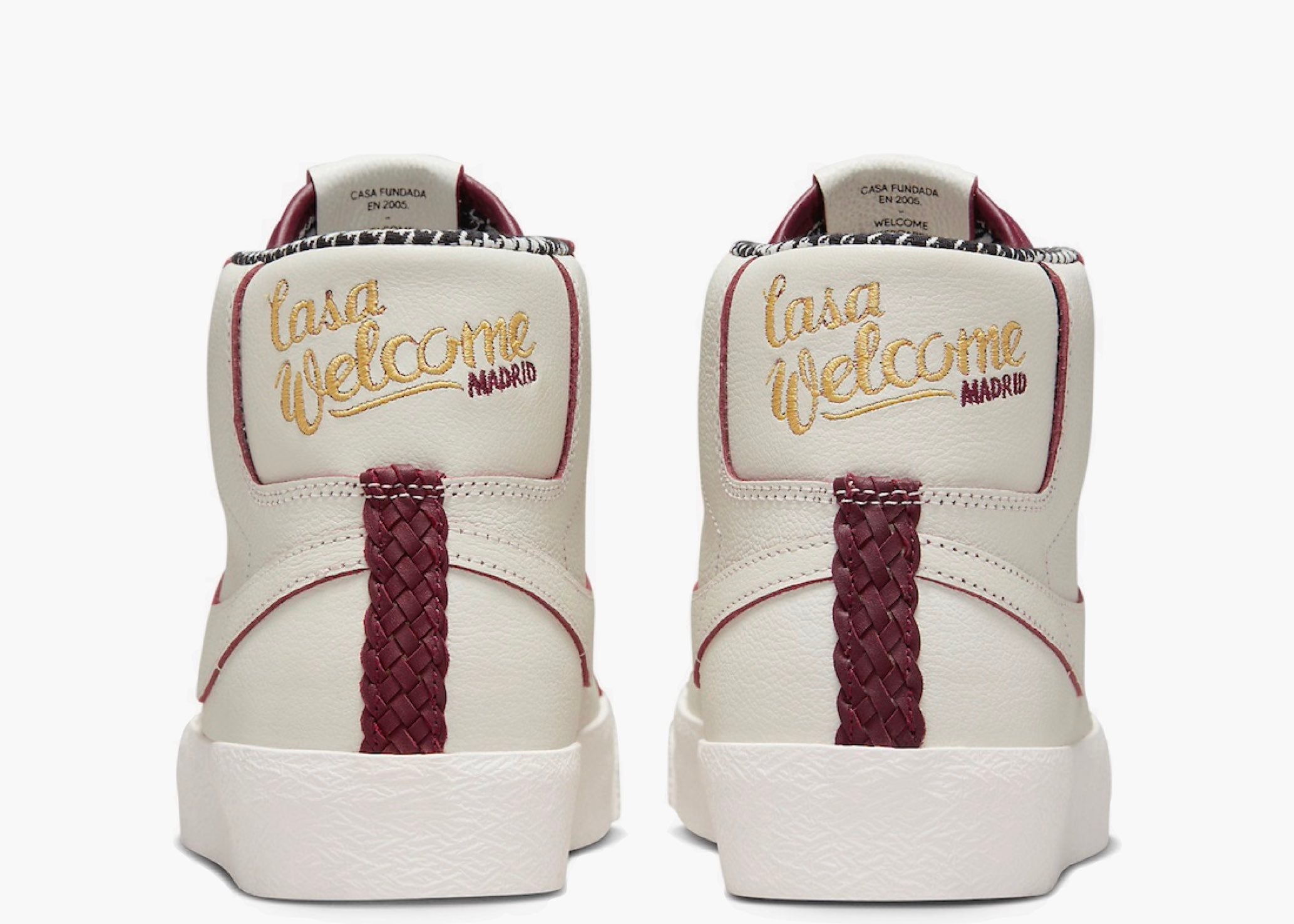 Nike SB Zoom Blazer Mid QS Welcome Skateboarding FQ0795-100 Hype Clothinga Limited Edition