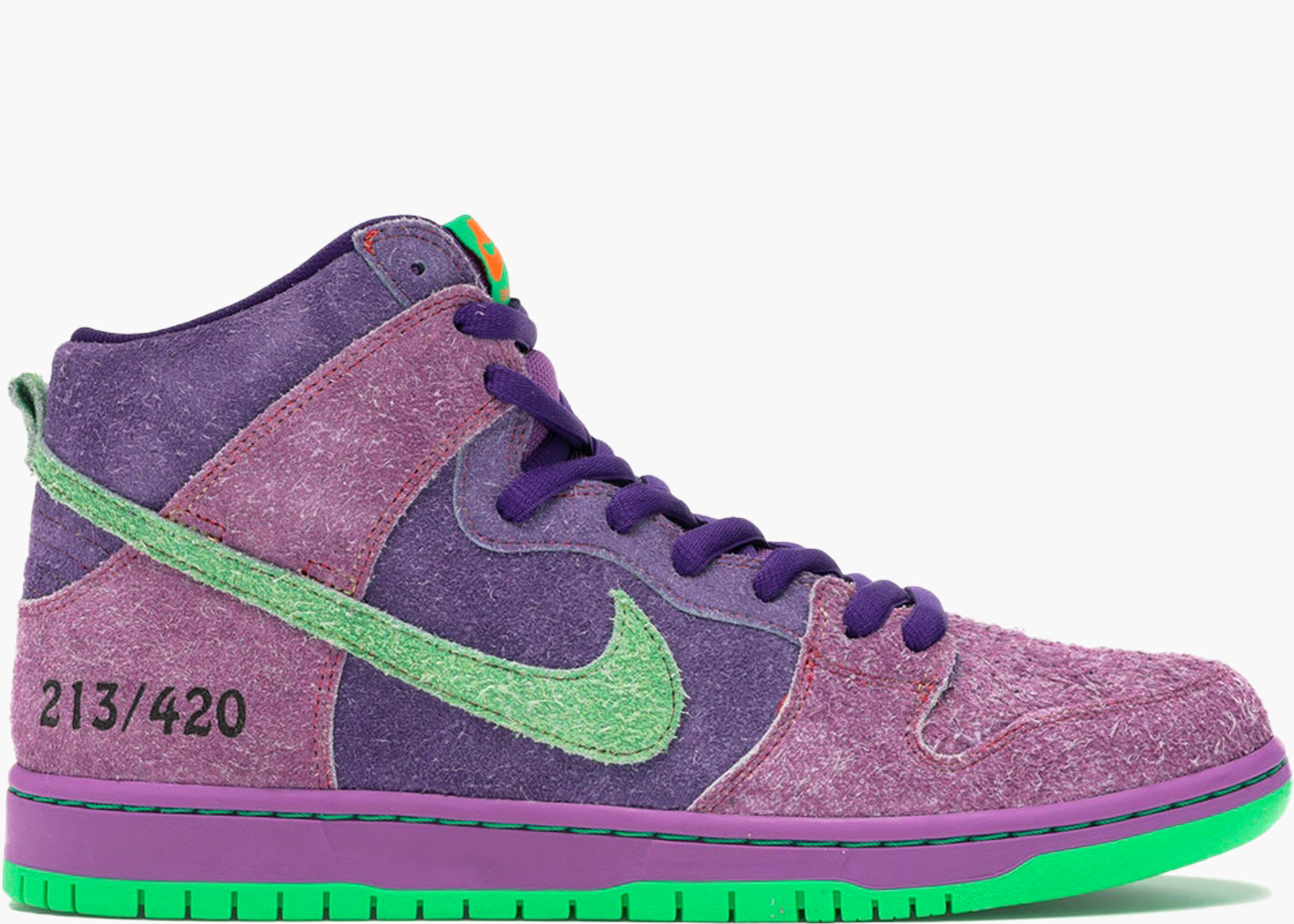 Nike Sb Dunk High Reverse Skunk 420 CW9971-500 Hype Clothinga Limited Edition