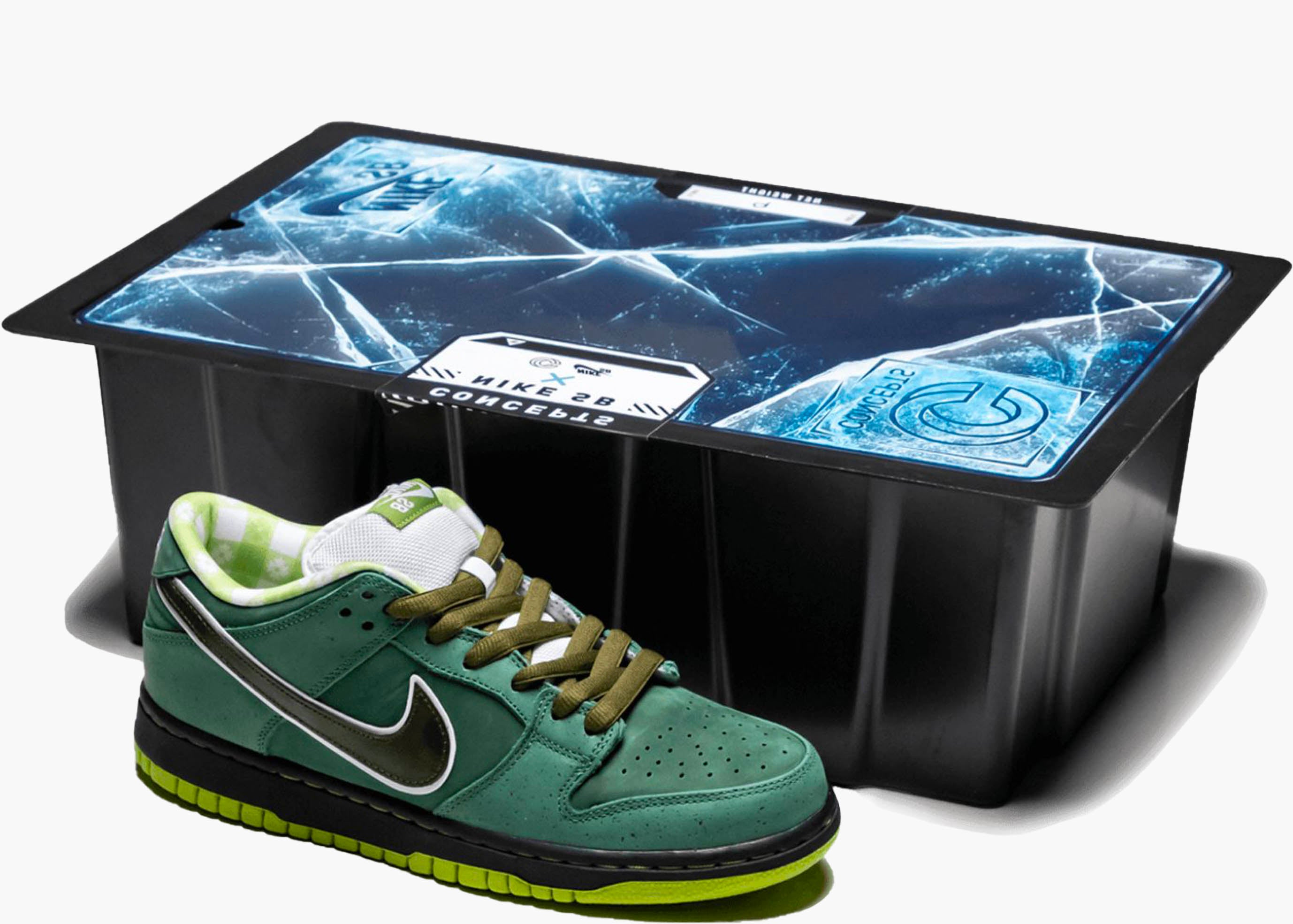 Nike Sb Dunk Low Green Lobster Special Box BV1310-337A Hype Clothinga Limited Edition