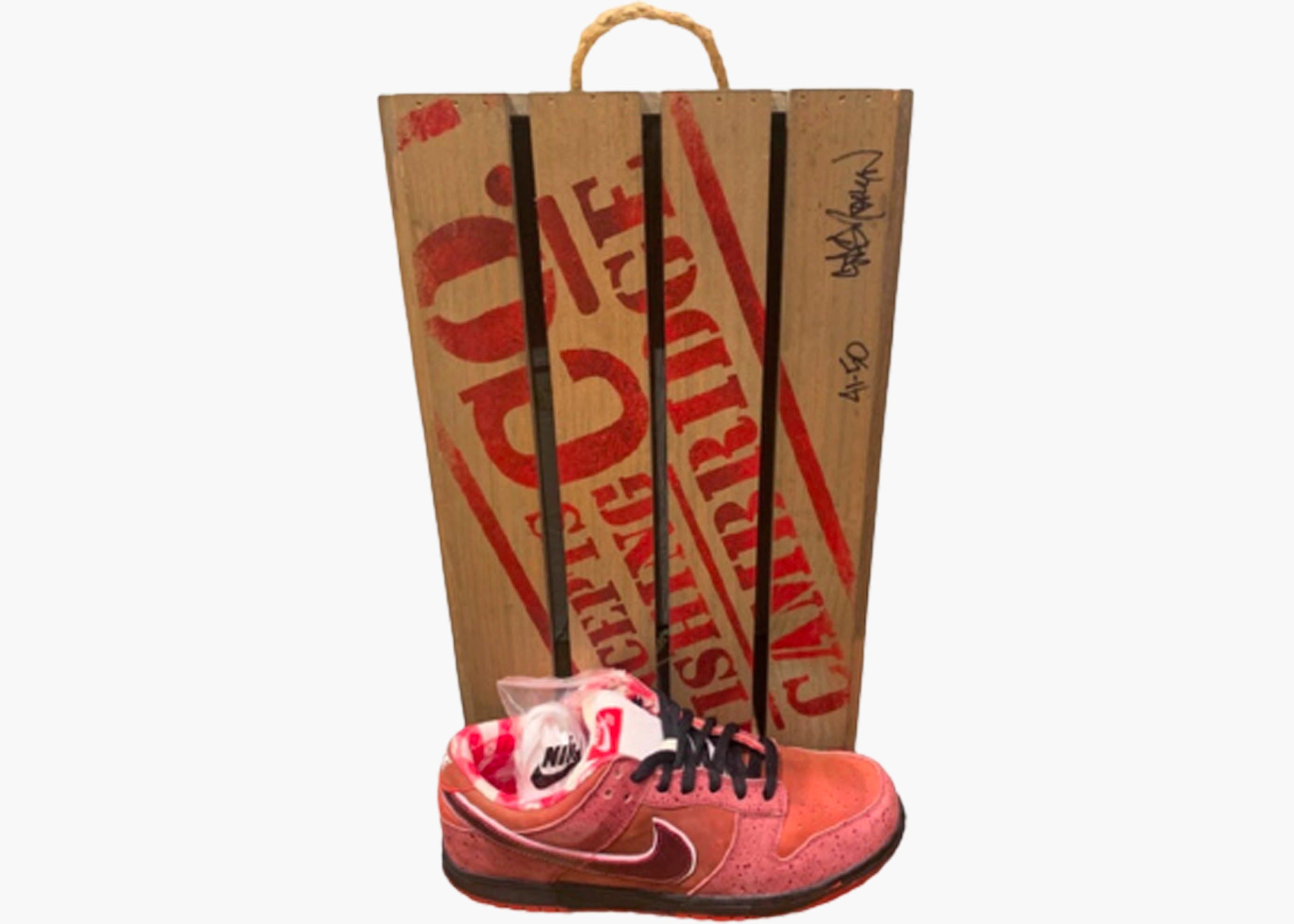 Nike Sb Dunk Low Red Lobster Special Box 313170-661S Hype Clothinga Limited Edition
