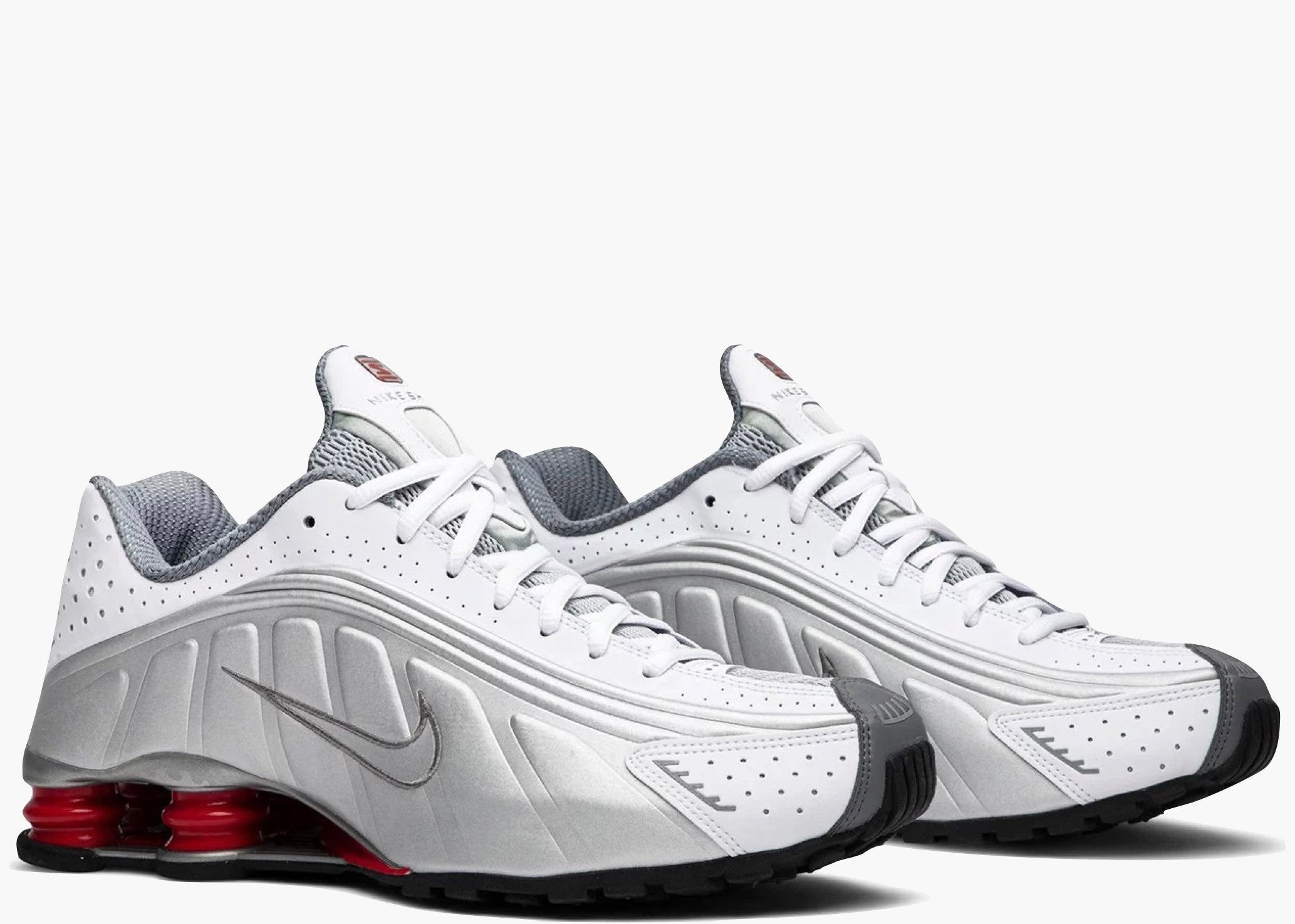 Nike Shox R4 Metallic Silver Comet Red (2018) BV1111-100 Hype Clothinga Limited Edition