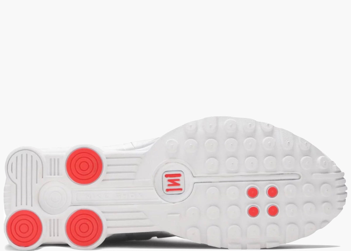 Nike Shox R4 White Metallic Silver 104265-131 Hype Clothinga Limited Edition