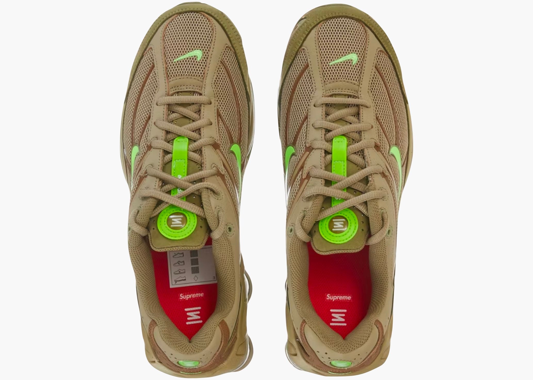 Nike Shox Ride 2 SP Supreme Olive Hype Clothinga Limited Edition.003