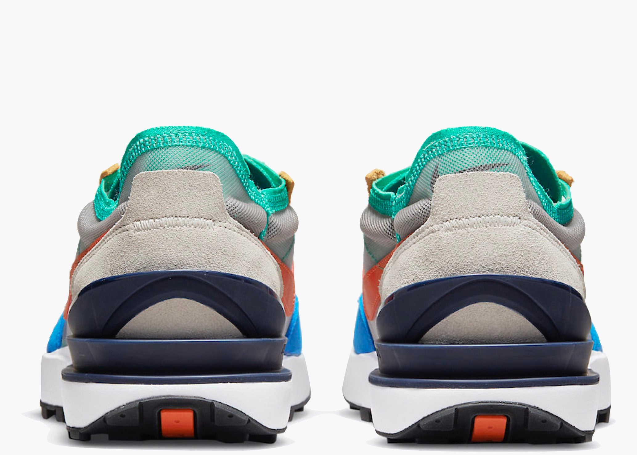 Nike Waffle One Mustard Orange Blue Turquoise