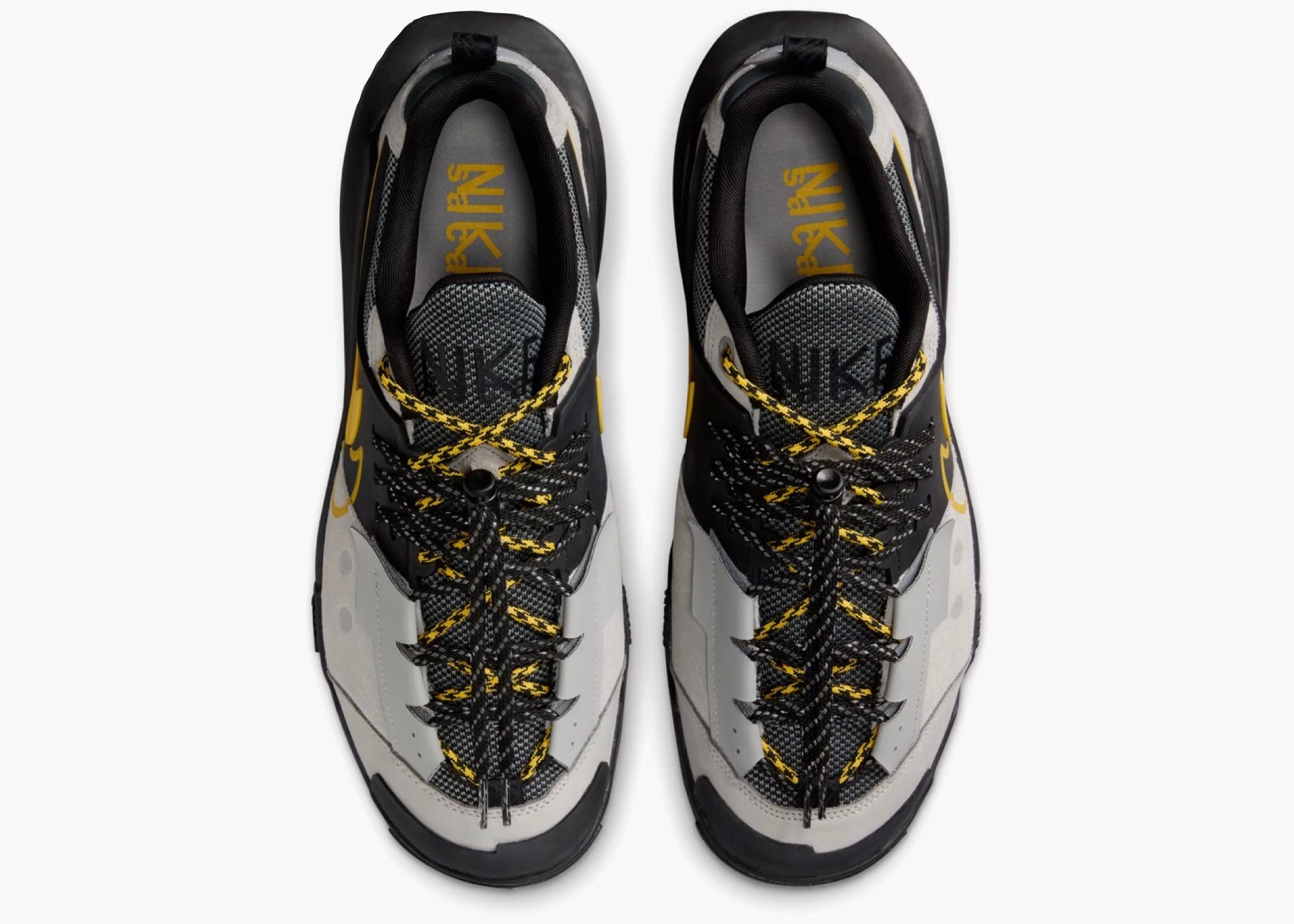 Nike Zegamadome SP sacai Matte Silver Yellow HQ8618-002 Hype Clothinga Limited Edition