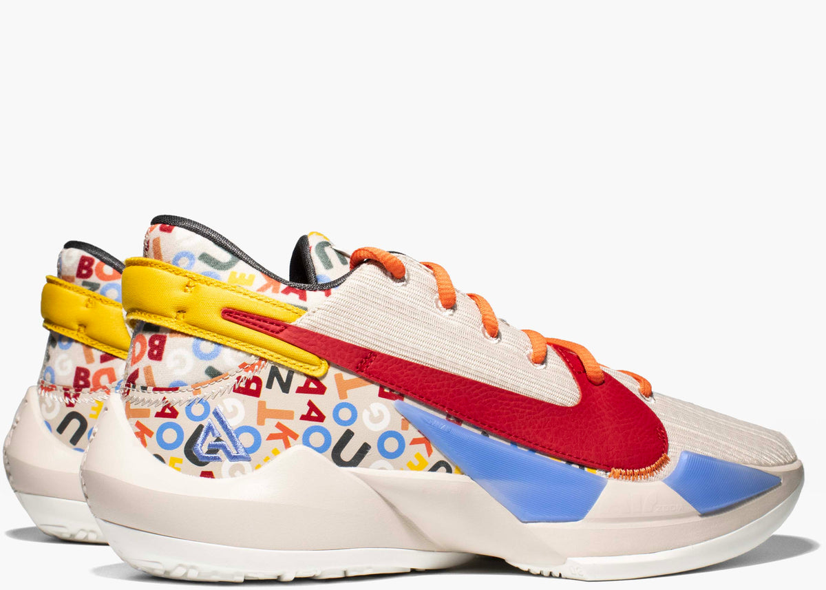 Nike Zoom Freak 2 Alphabet CW3162-001 Hype Clothinga Limited Edition