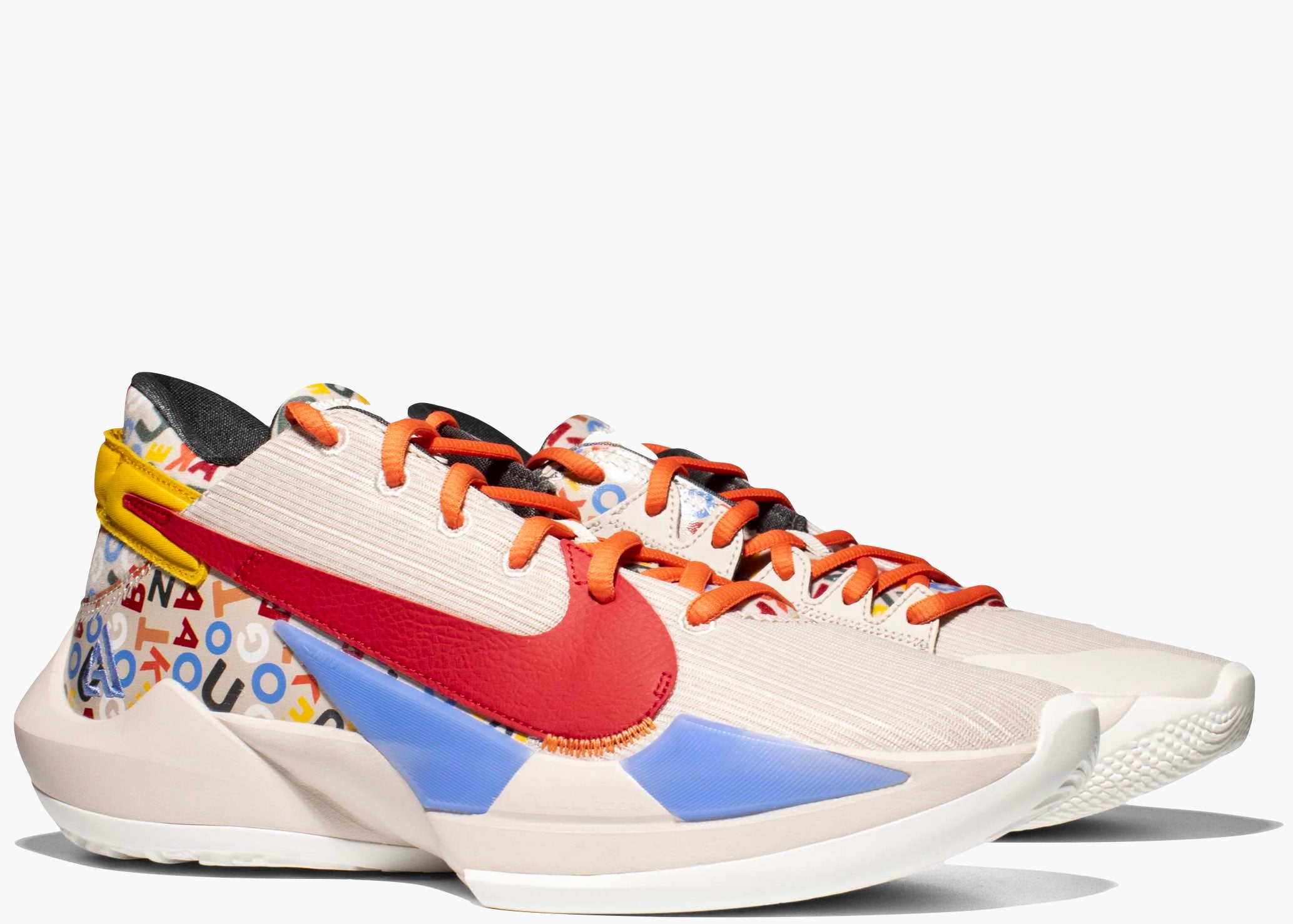 Nike Zoom Freak 2 Alphabet CW3162-001 Hype Clothinga Limited Edition
