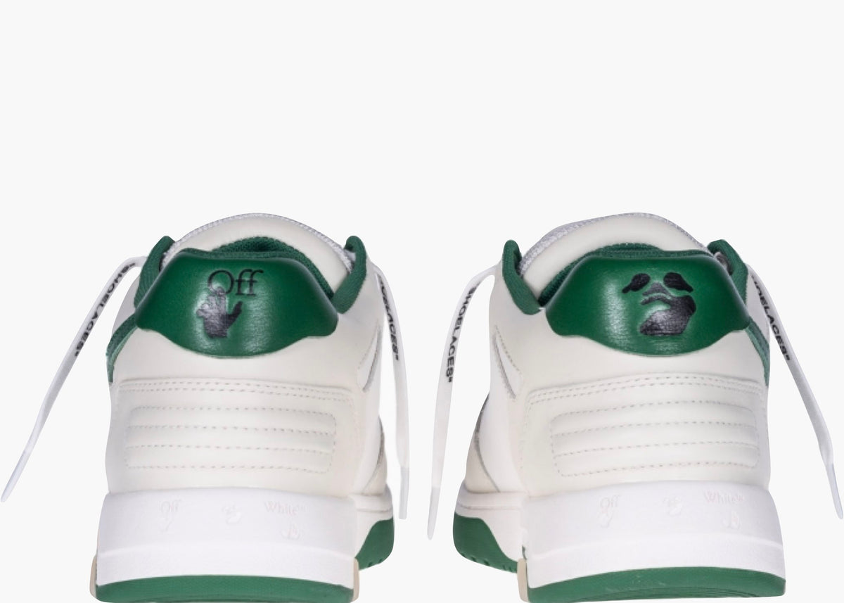 OFF-WHITE Out Of Office "OOO" Low Tops White Green 2021 Hype Clothinga Limited Edition