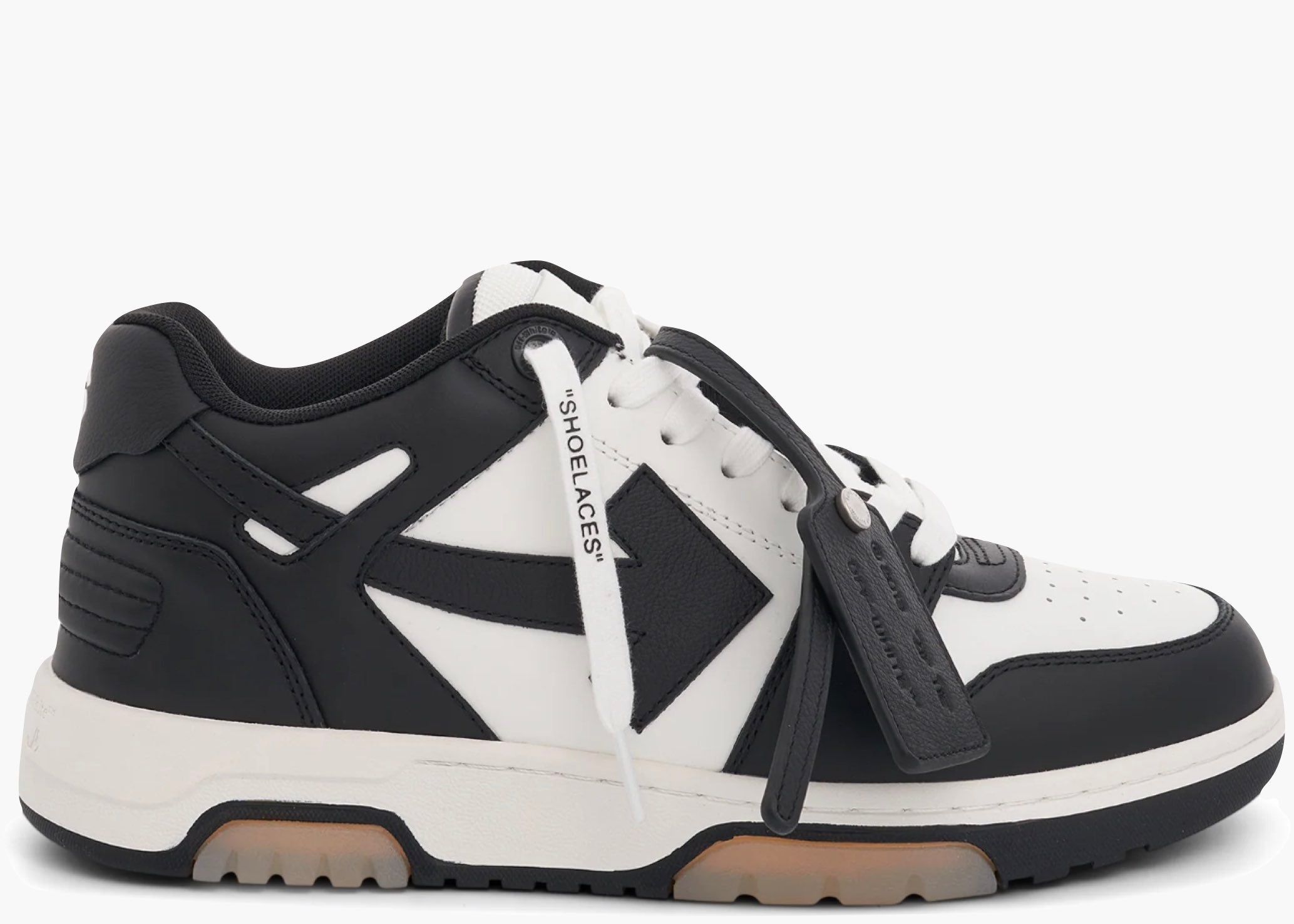 OFF-WHITE Out Of Office OOO Low Tops White Black White OMIA189C99LEA0011004 Hype Clothinga Limited Edition