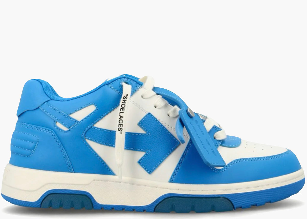 OFF-WHITE Out Of Office OOO Low Tops White Blue (FW22) OMIA189F22LEA0014501 Hype Clothinga Limited Edition