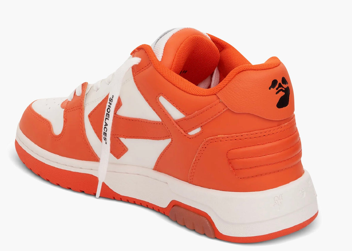 OFF-WHITE Out Of Office OOO Low Tops White Orange OMIA189S22LEA0010120 Hype Clothinga Limited Edition