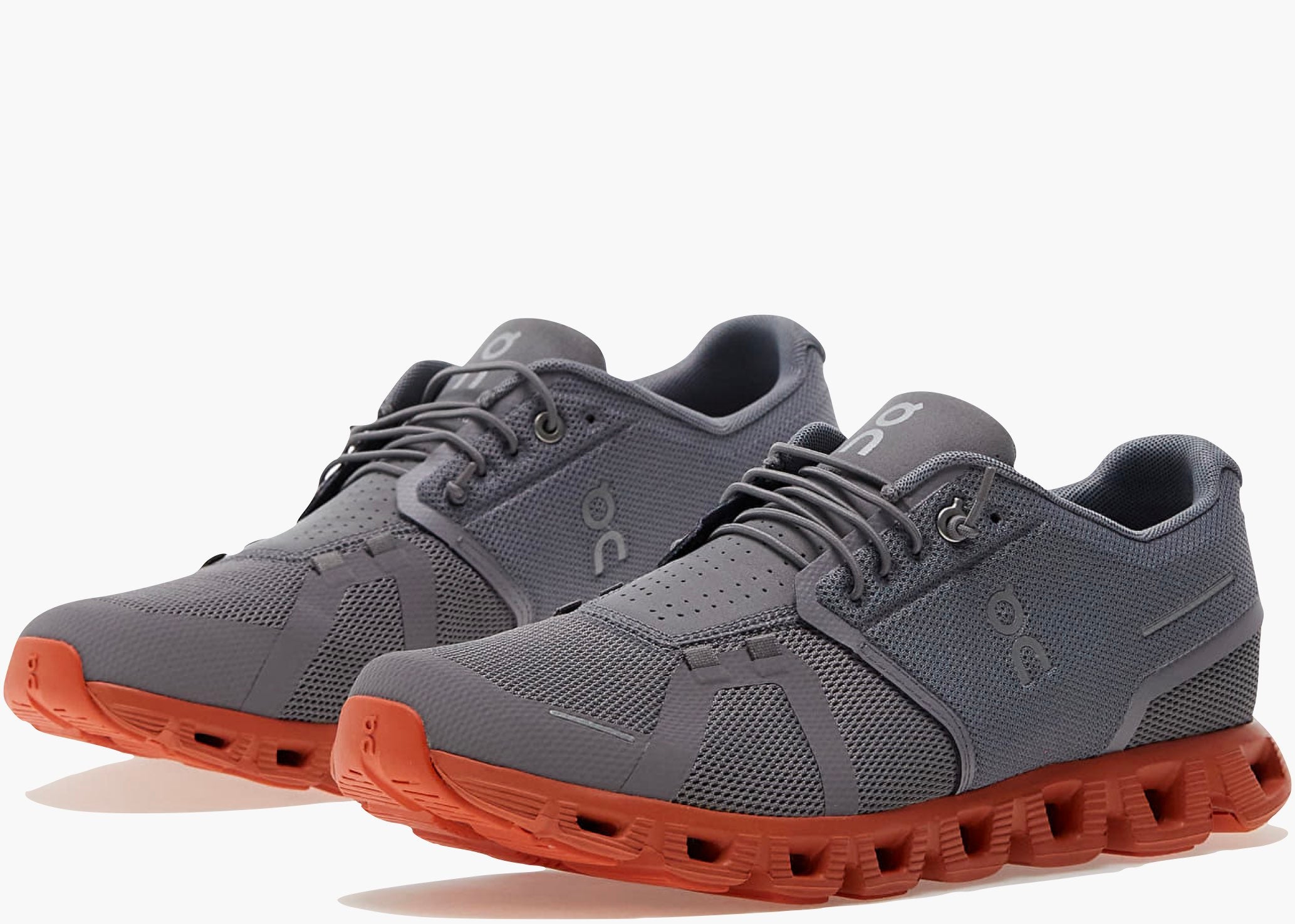 On Running Cloud 5 Zinc Grey Canyon Orange  59.98888 Hype Clothinga Limited Edition