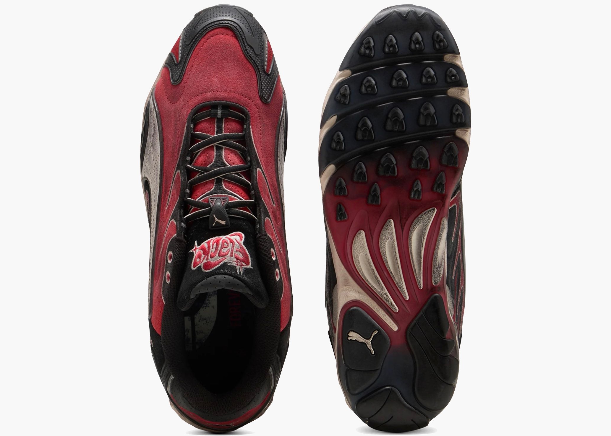 Puma Inhale OG A$AP Rocky Distressed Pack Black Pop Red 402453-01 Hype Clothinga Limited Edition