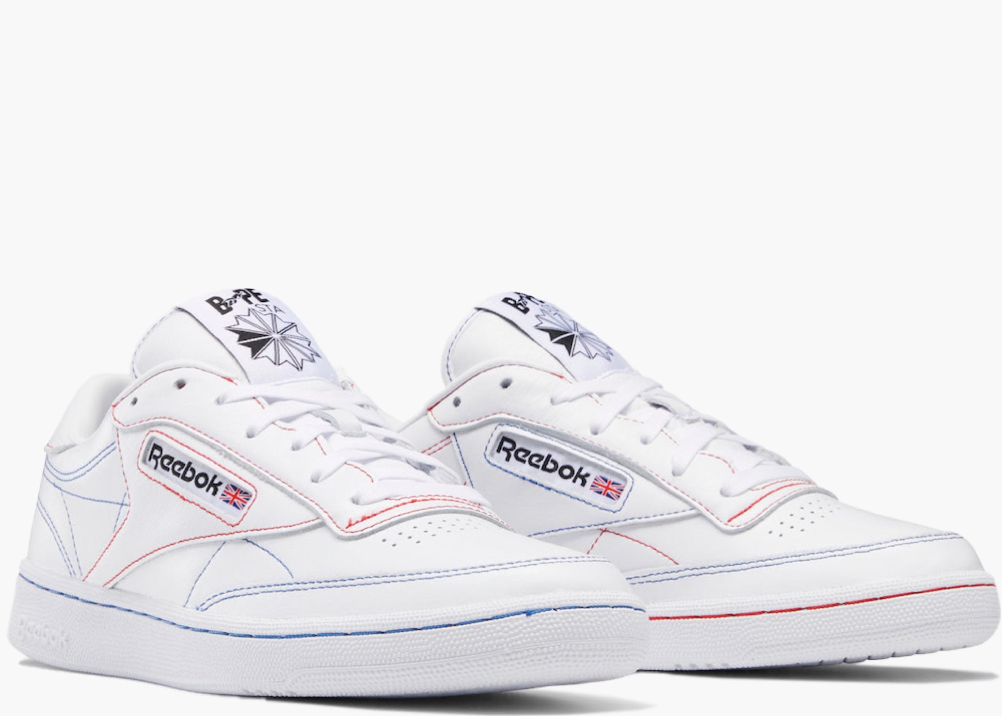 Reebok Club C 85 Bape White Contrast Stitch Hype Clothinga Limited Edition