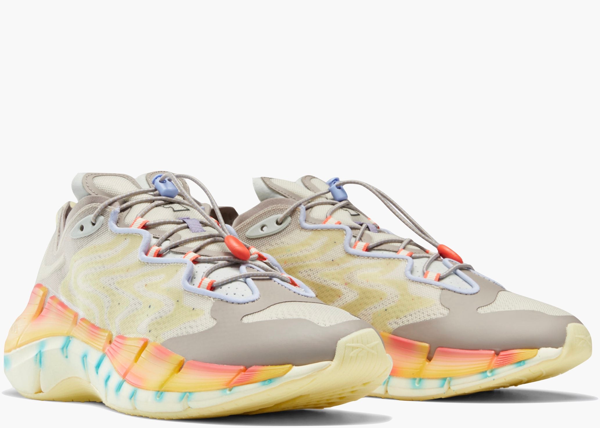 Reebok Zig Kinetica II Brain Dead Paper Lemon Glow S23891 Hype Clothinga