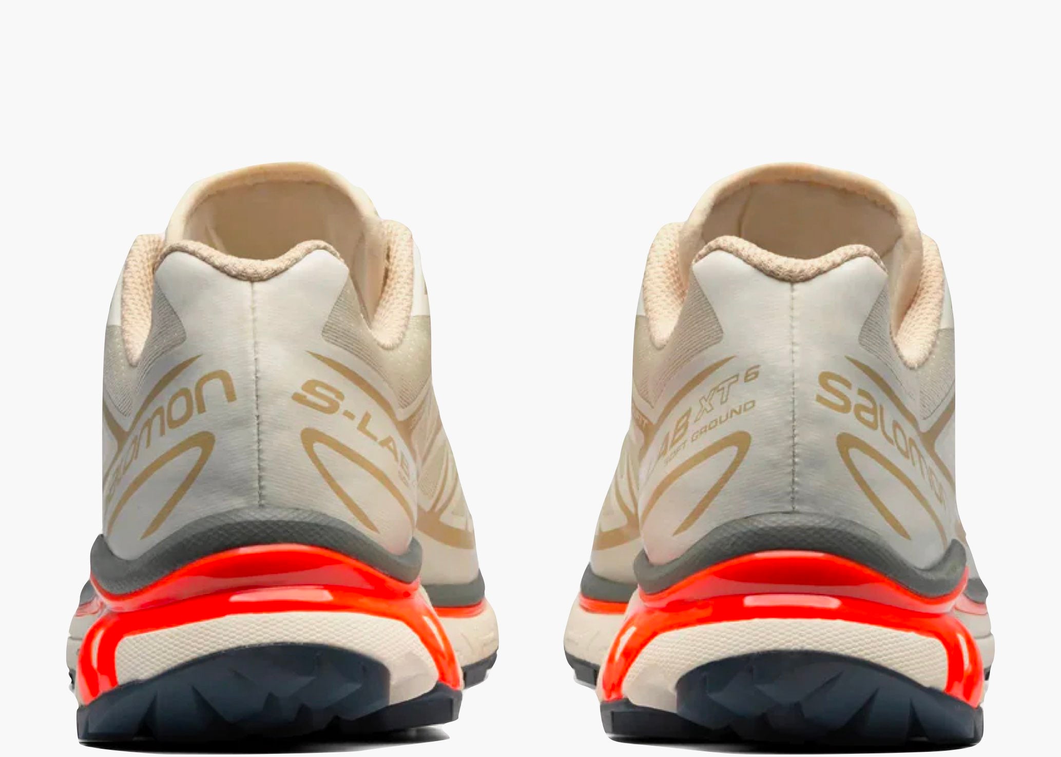 Salomon XT-6 Bleached Sand Red Orange Hype Clothinga Limited Edition