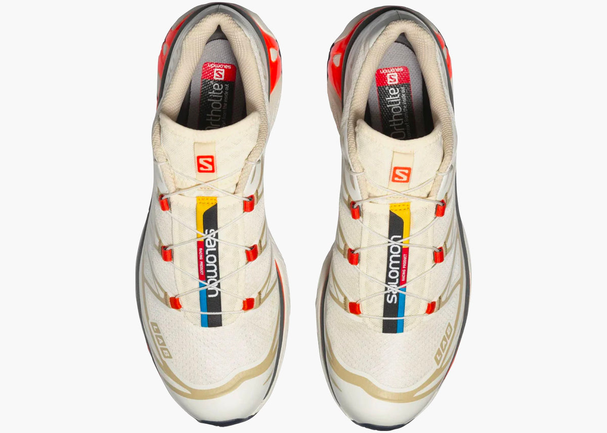 Salomon XT-6 Bleached Sand Red Orange Hype Clothinga Limited Edition