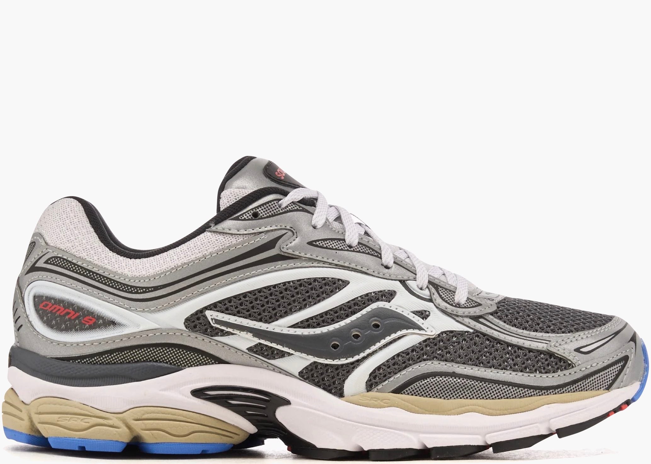 Saucony ProGrid Omni 9 Metallic Grey Silver S70907-1 Hype Clothinga Limited Edition