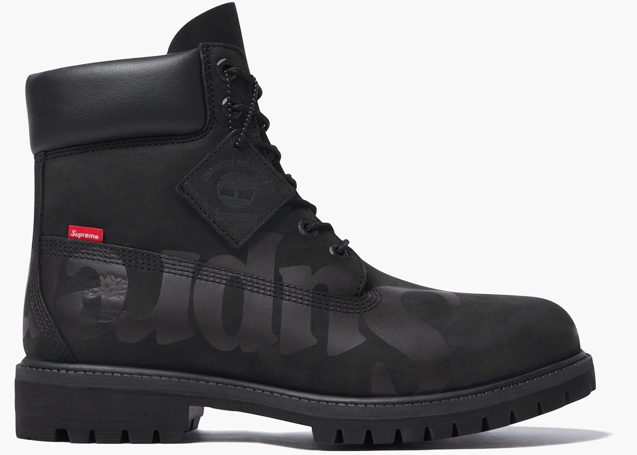 Supreme X Timberland Premium Waterproof Boot Black TB0A2MSQ001 Hype Clothinga Limited Edition