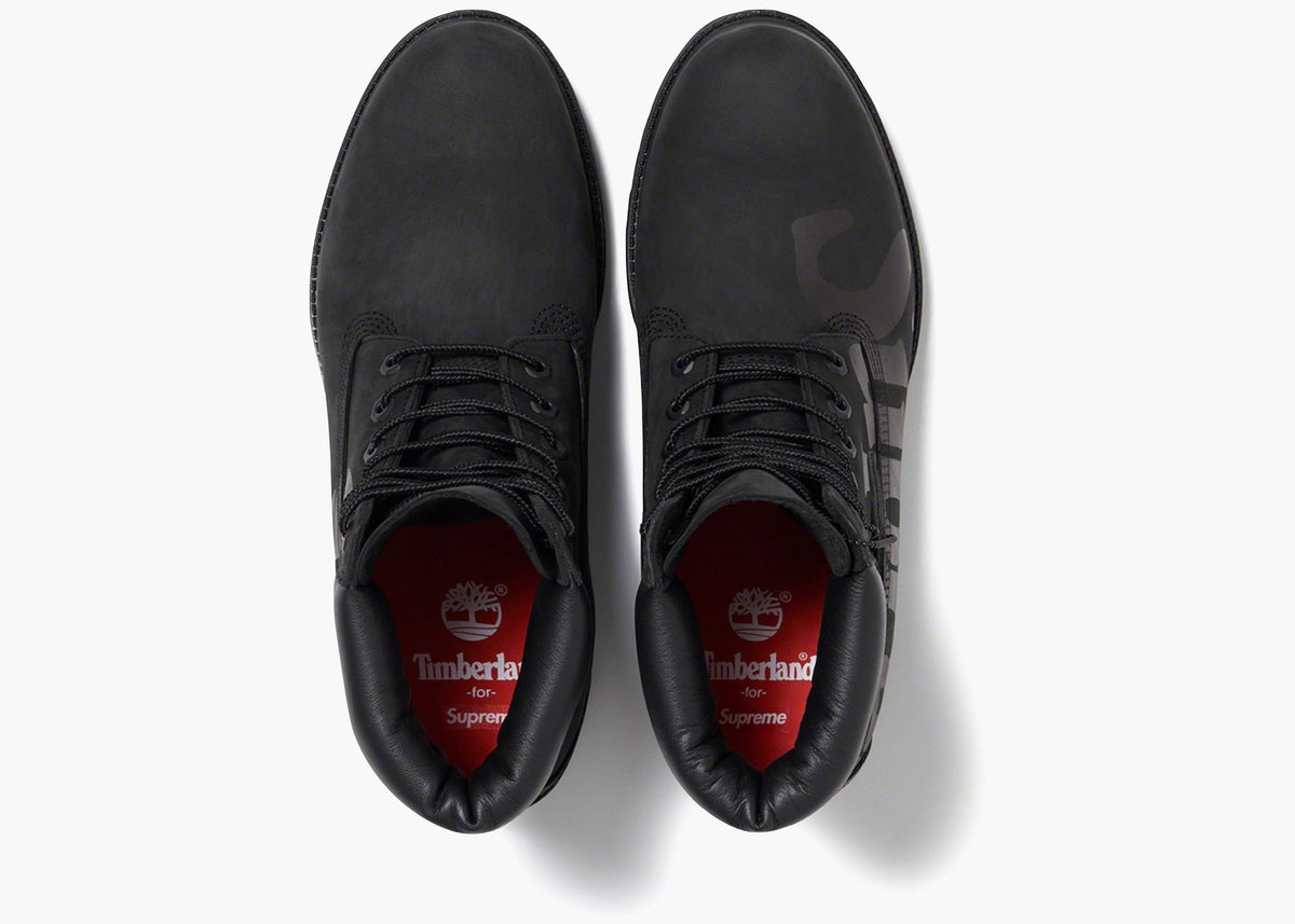 Supreme X Timberland Premium Waterproof Boot Black TB0A2MSQ001 Hype Clothinga Limited Edition