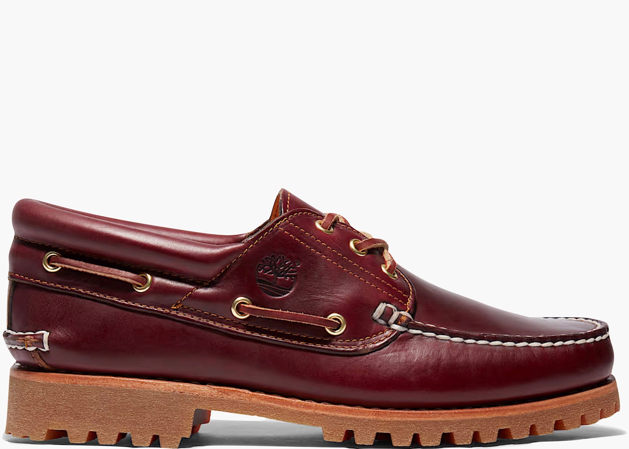 Timberland 3-Eye Lug Handsewn Boat Shoe Burgundy TB050009-648 Hype Clothinga Limited Edition