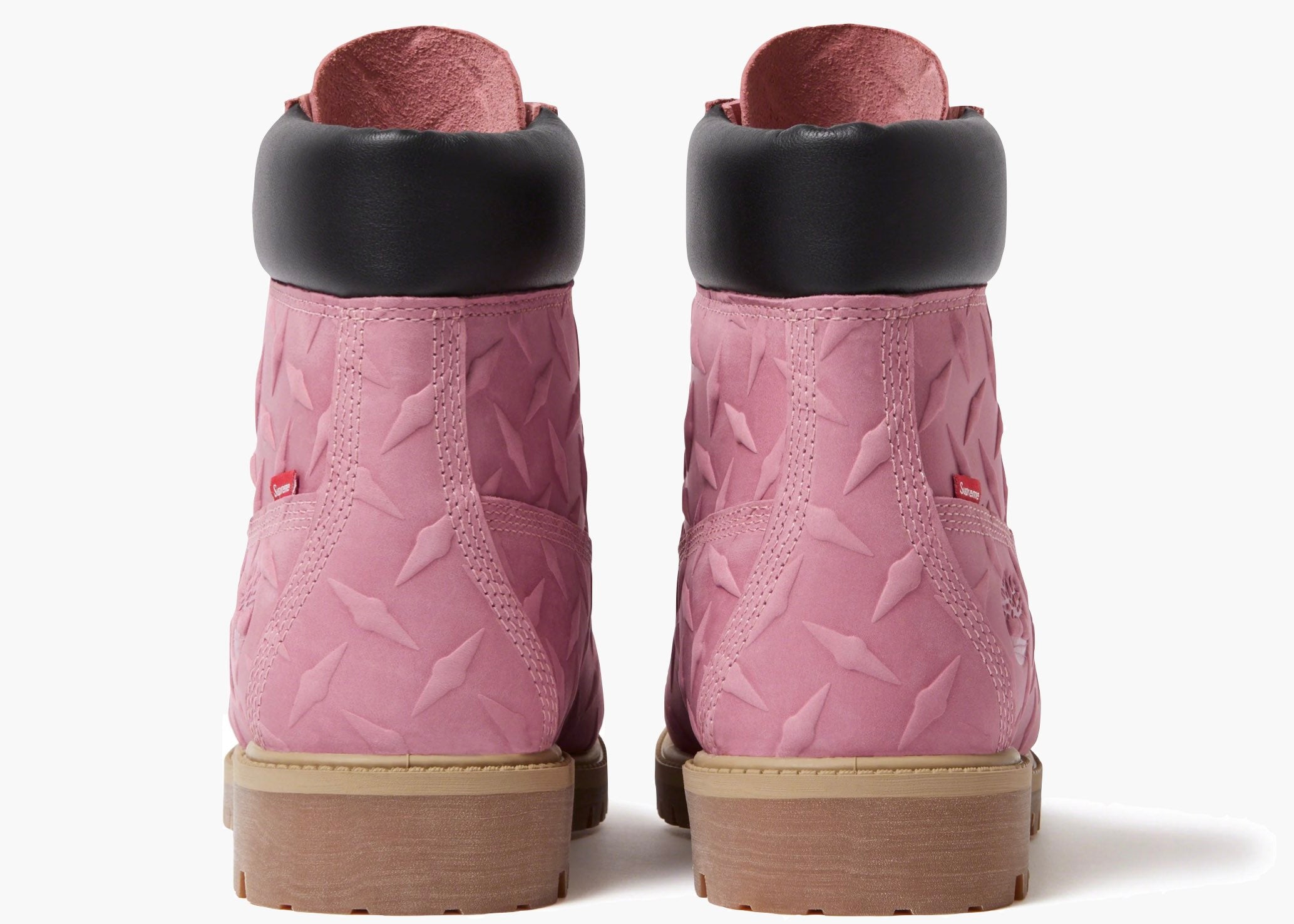 Timberland 6" Premium Waterproof Boot Supreme Diamond Plate Pink TPOWBSP Hype Clothinga Limited Edition