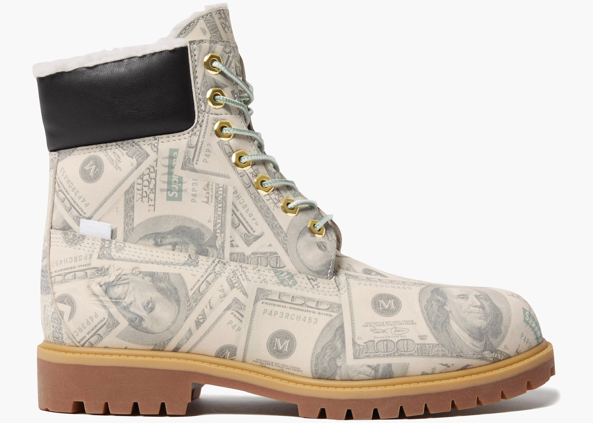 Timberland 6" Premium Waterproof Boot Supreme x MM6 Maison Margiela $100 Bills TB0A5NG5-ALP Hype Clothinga Limited Edition