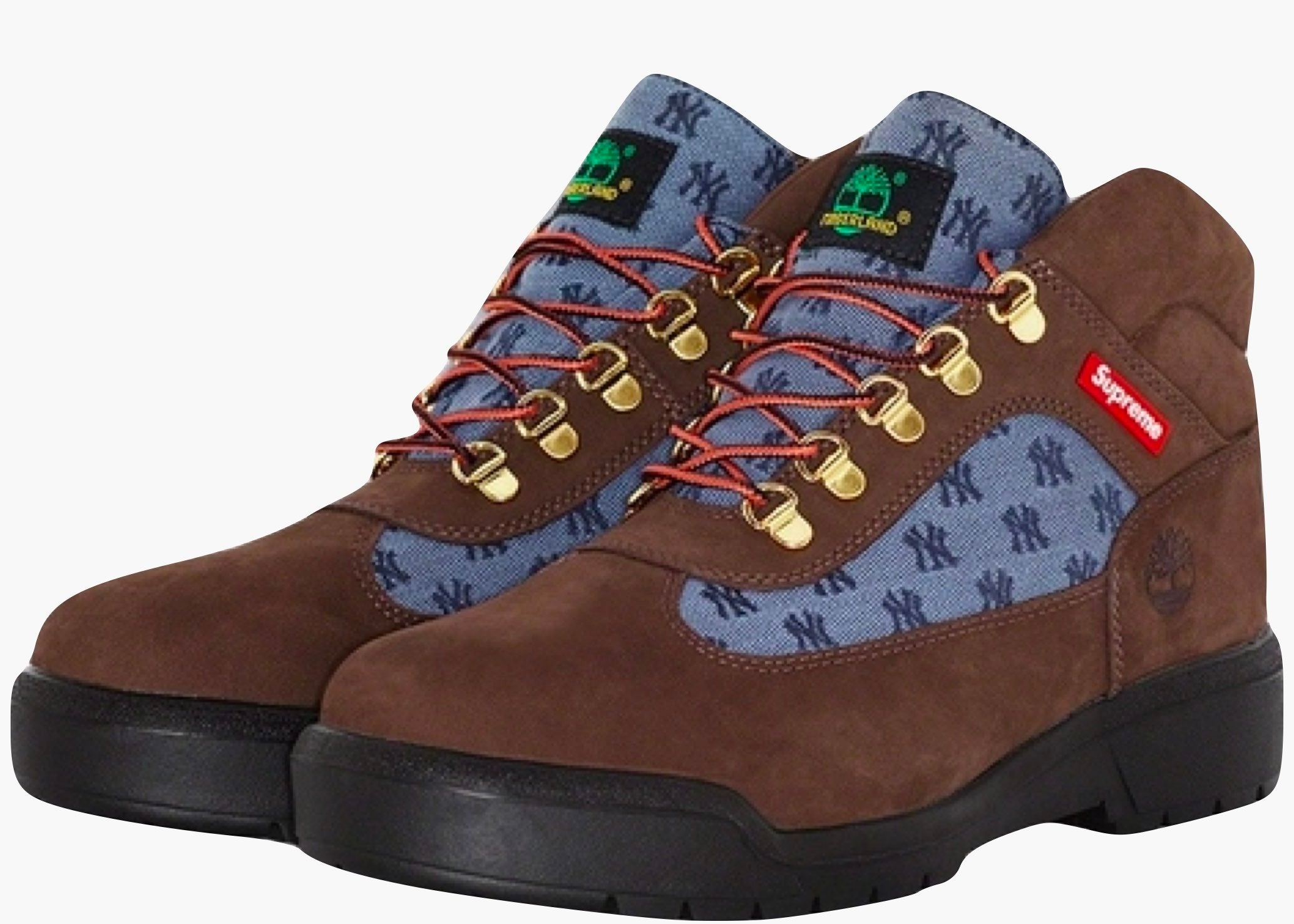 Timberland Field Boot Supreme New York Yankees Brown Hype Clothinga Limited Edition