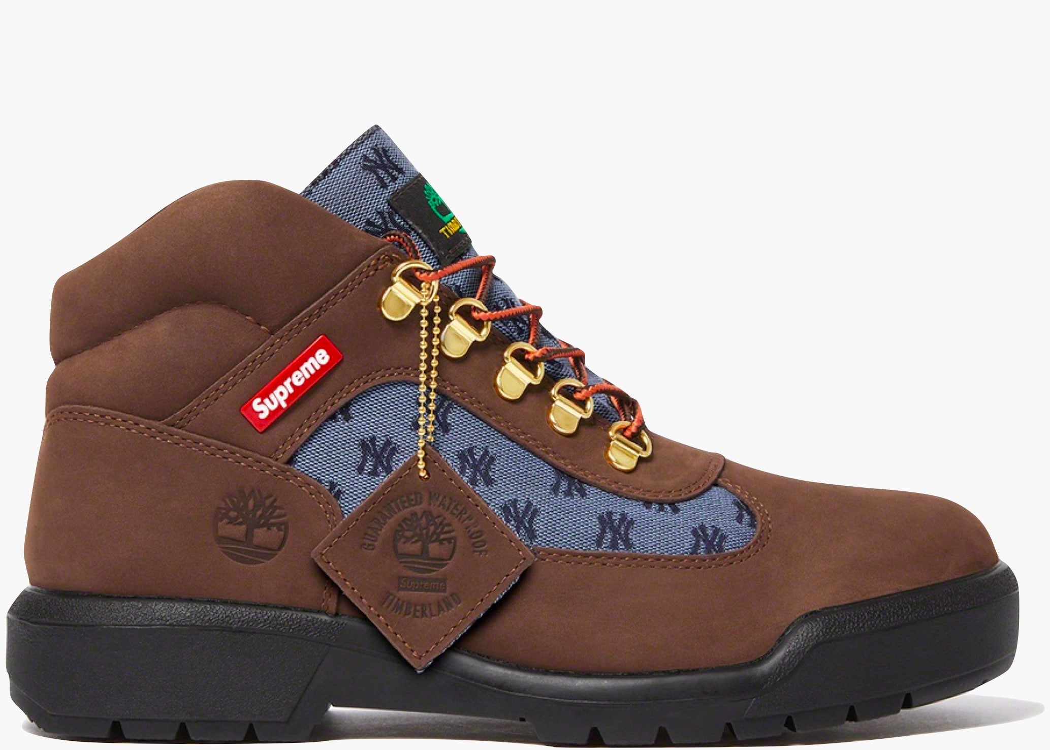 Timberland Field Boot Supreme New York Yankees Brown Hype Clothinga Limited Edition